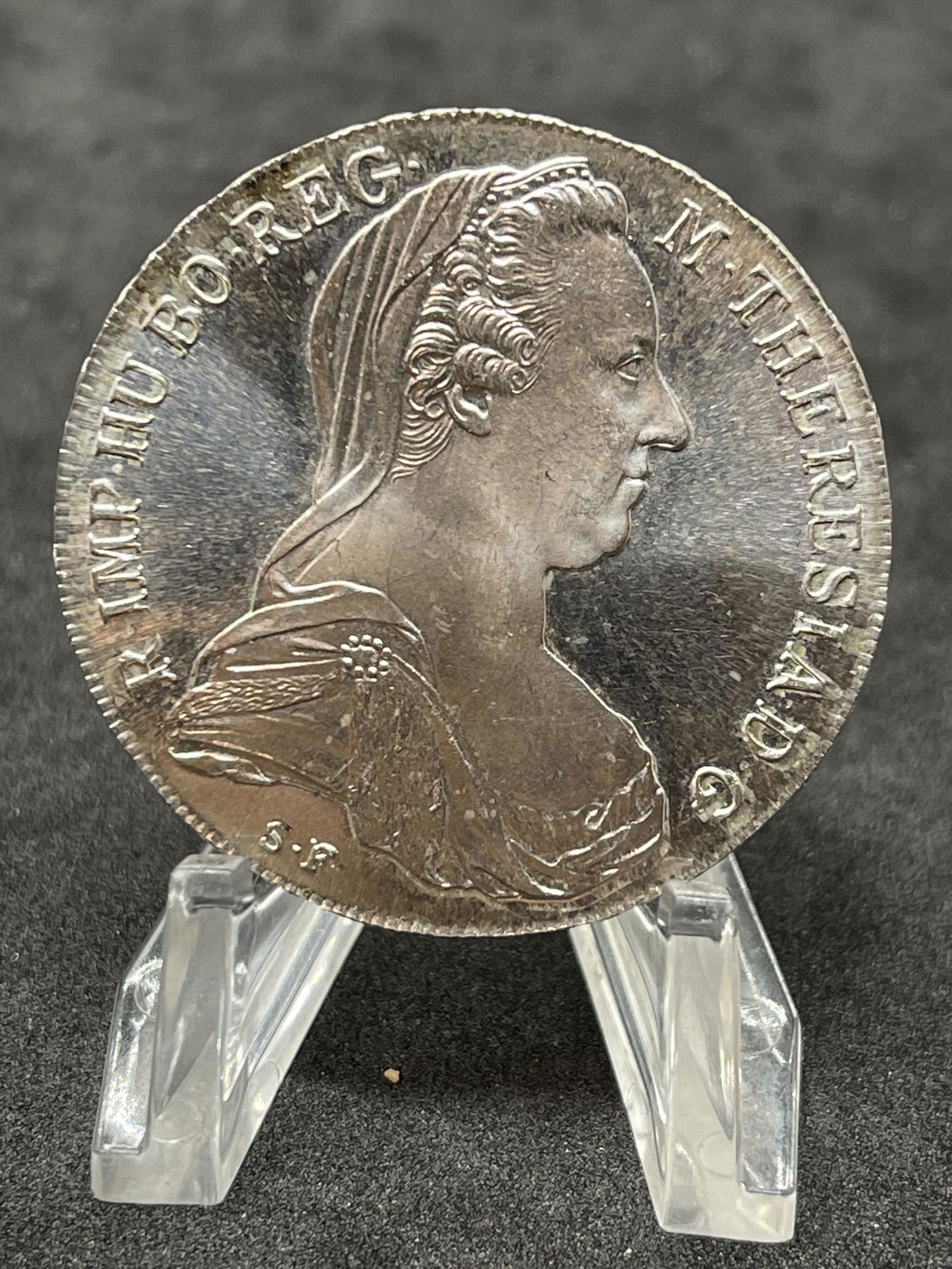 1780 SF XTRA FINE MARIA THERESA AUSTRIA 1 SILVER THALER (1 of 4)