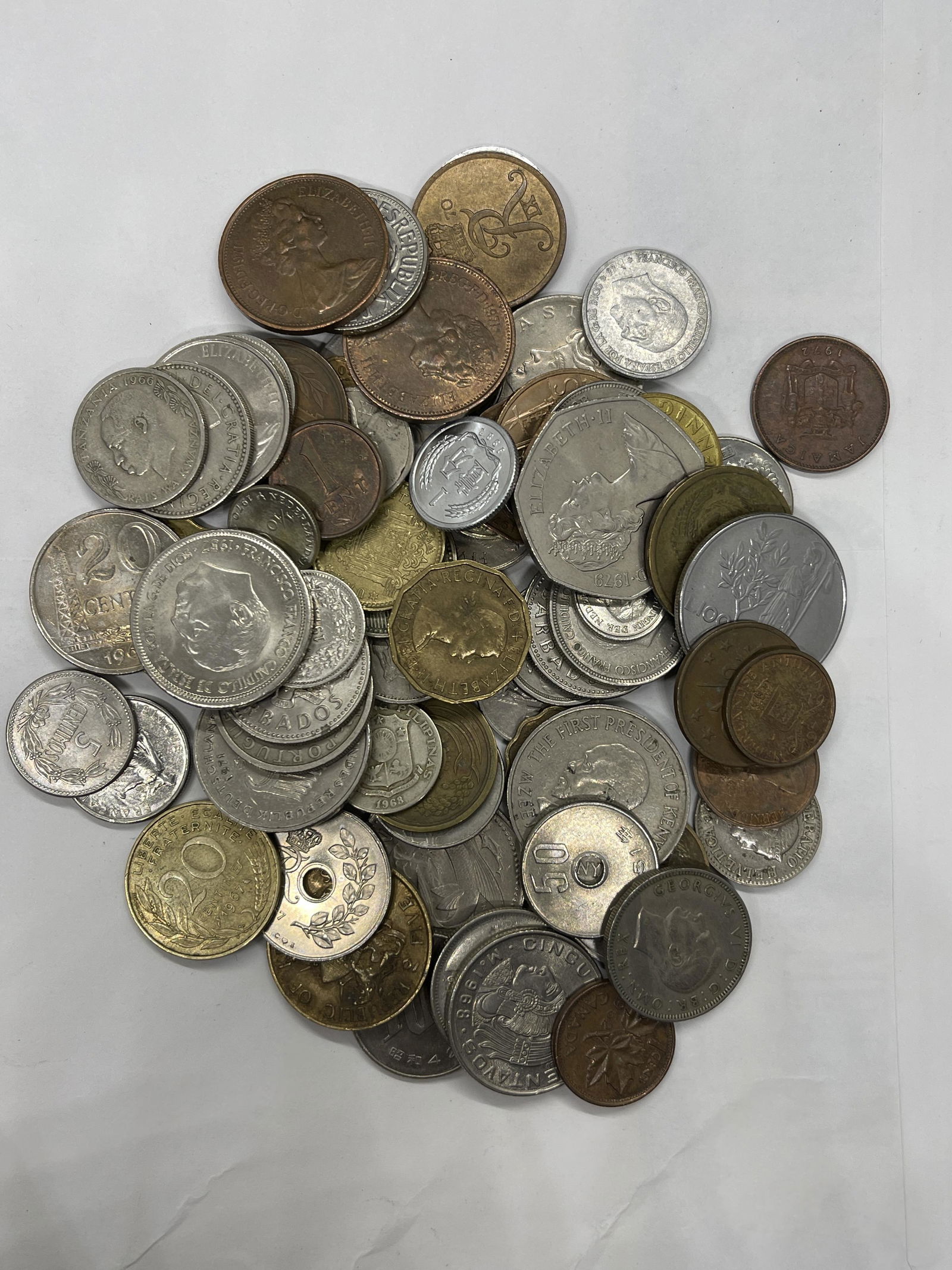 ANTIQUE COLLECTION LOT OF OLD FOREIGN COINS (1 of 3)