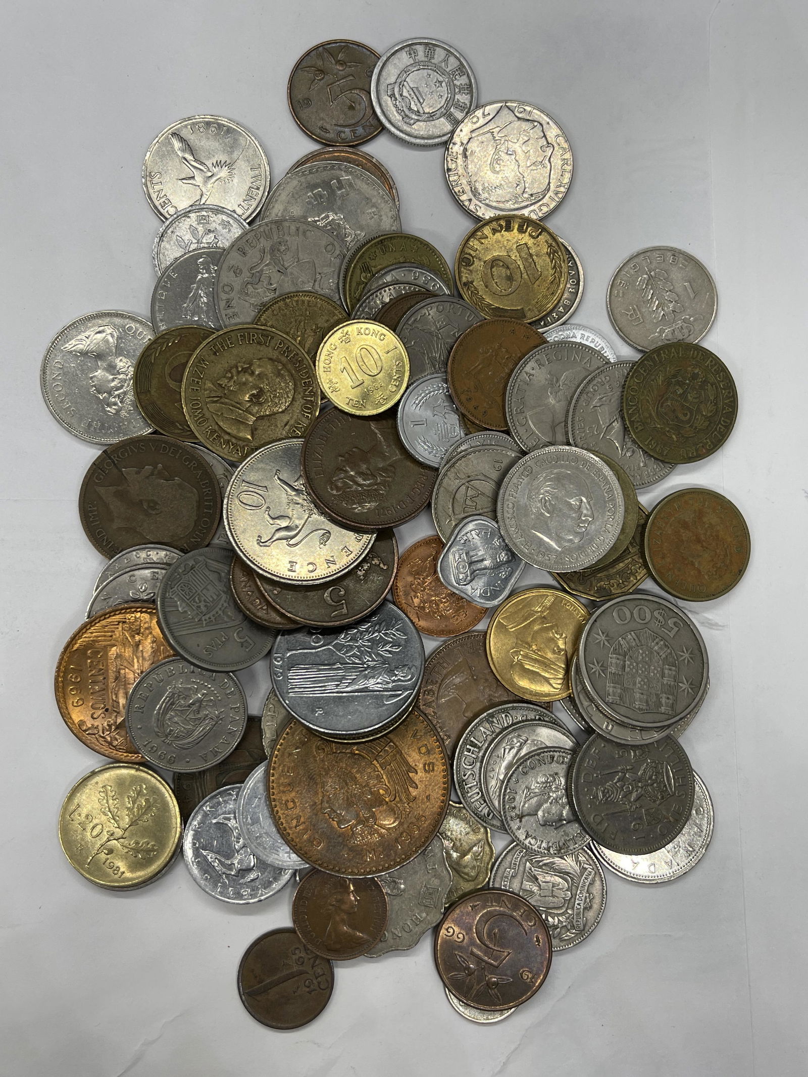 ANTIQUE COLLECTION LOT OF OLD FOREIGN COINS (1 of 3)