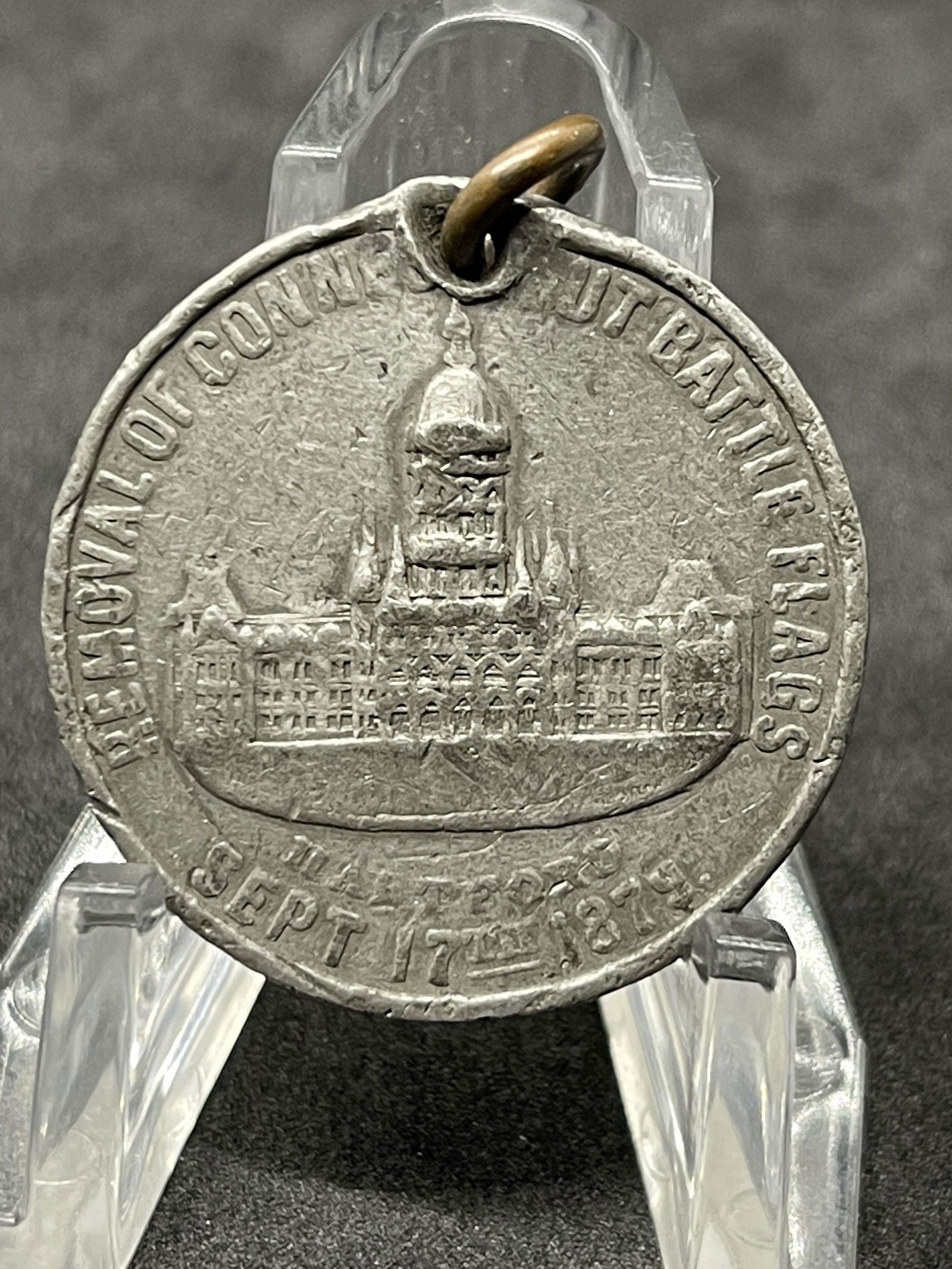 POST CIVIL WAR UNION SAVED GAR VET'S DOG TAG (1 of 2)