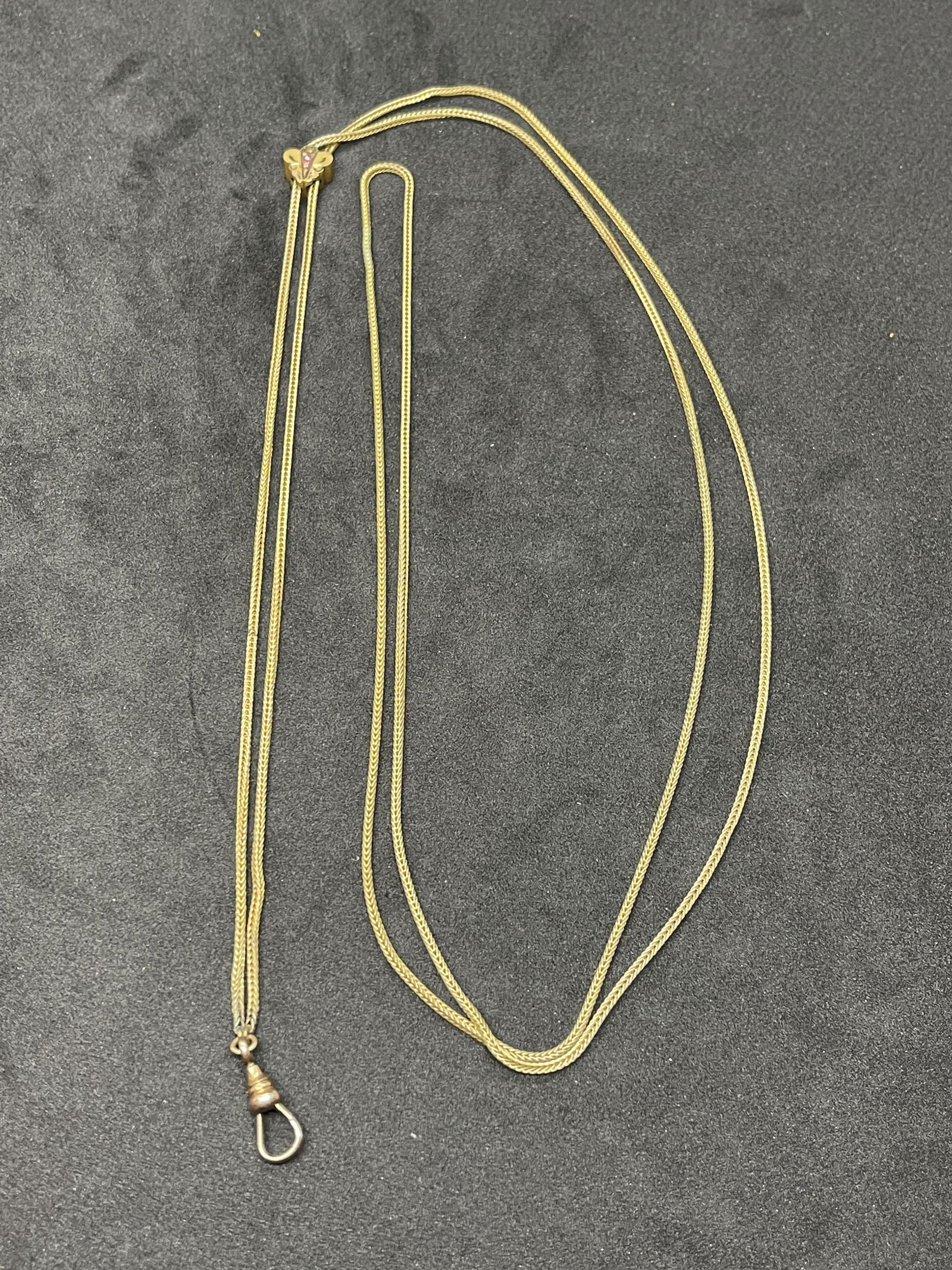 VICTORIAN POCKET WATCH GOLD FILLED CHAIN FOB (1 of 3)