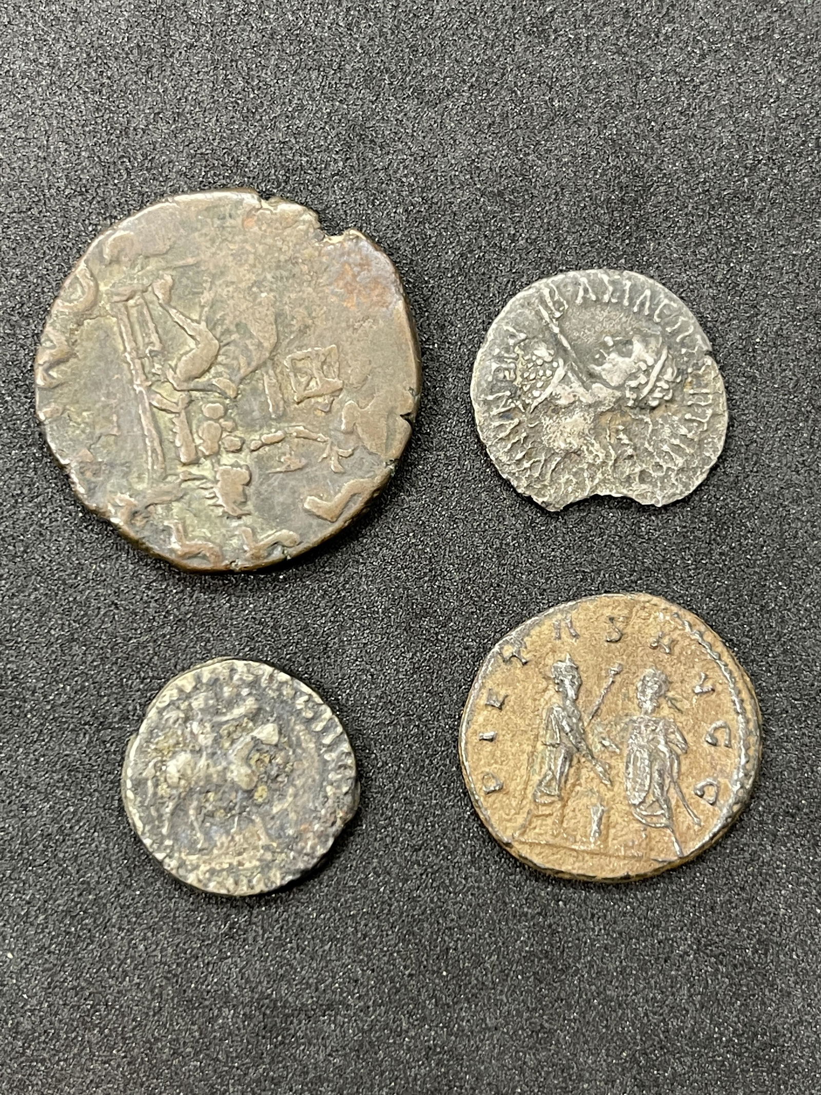 RARE GROUPING OF (4) ANCIENT COINS (1 of 2)