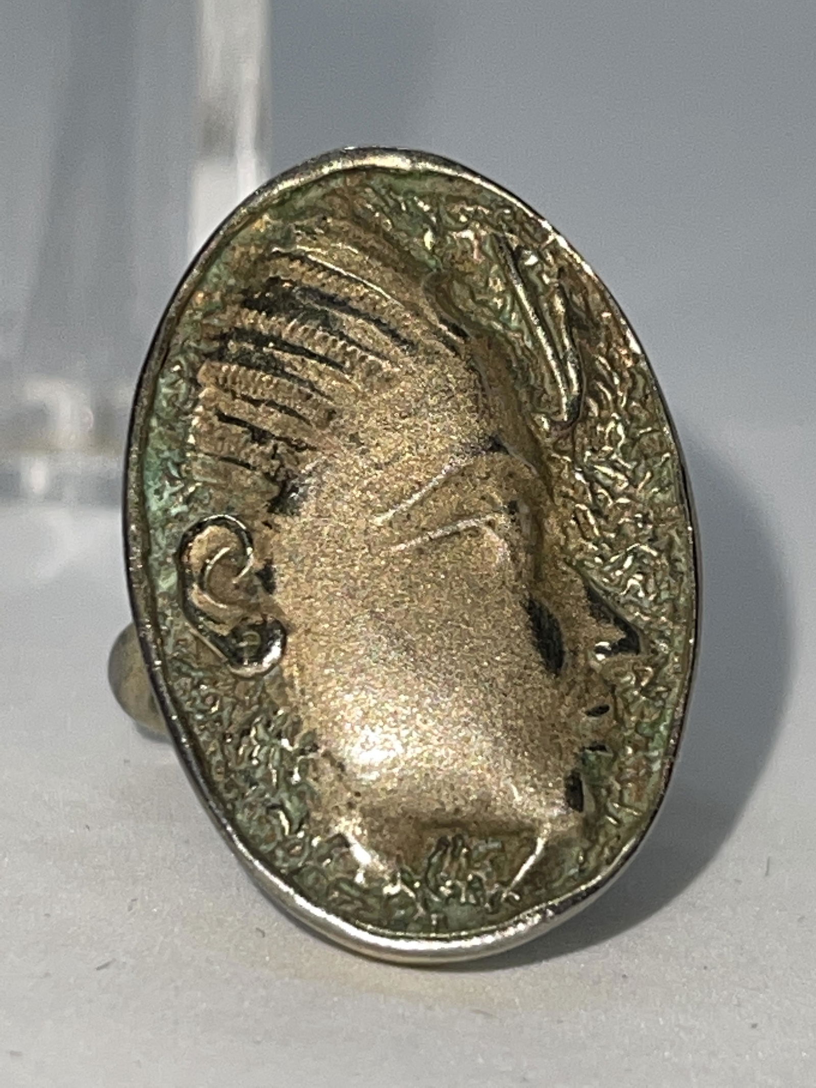 ARTSY STERLING SILVER COCKTAIL RING (1 of 2)