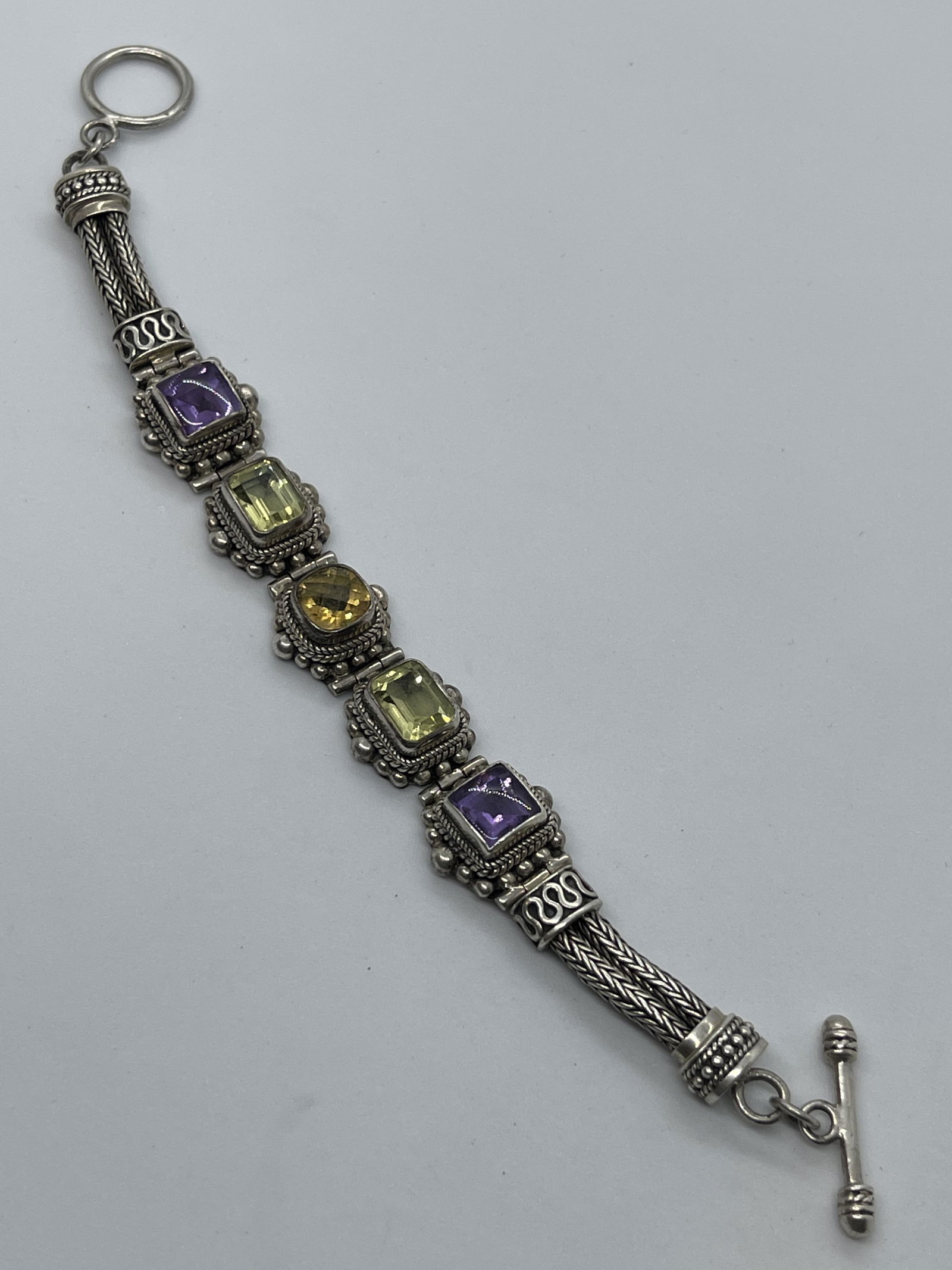 DESIGNER SUARTI BALI STERLING SILVER GEMSTONE COCKTAIL (1 of 4)