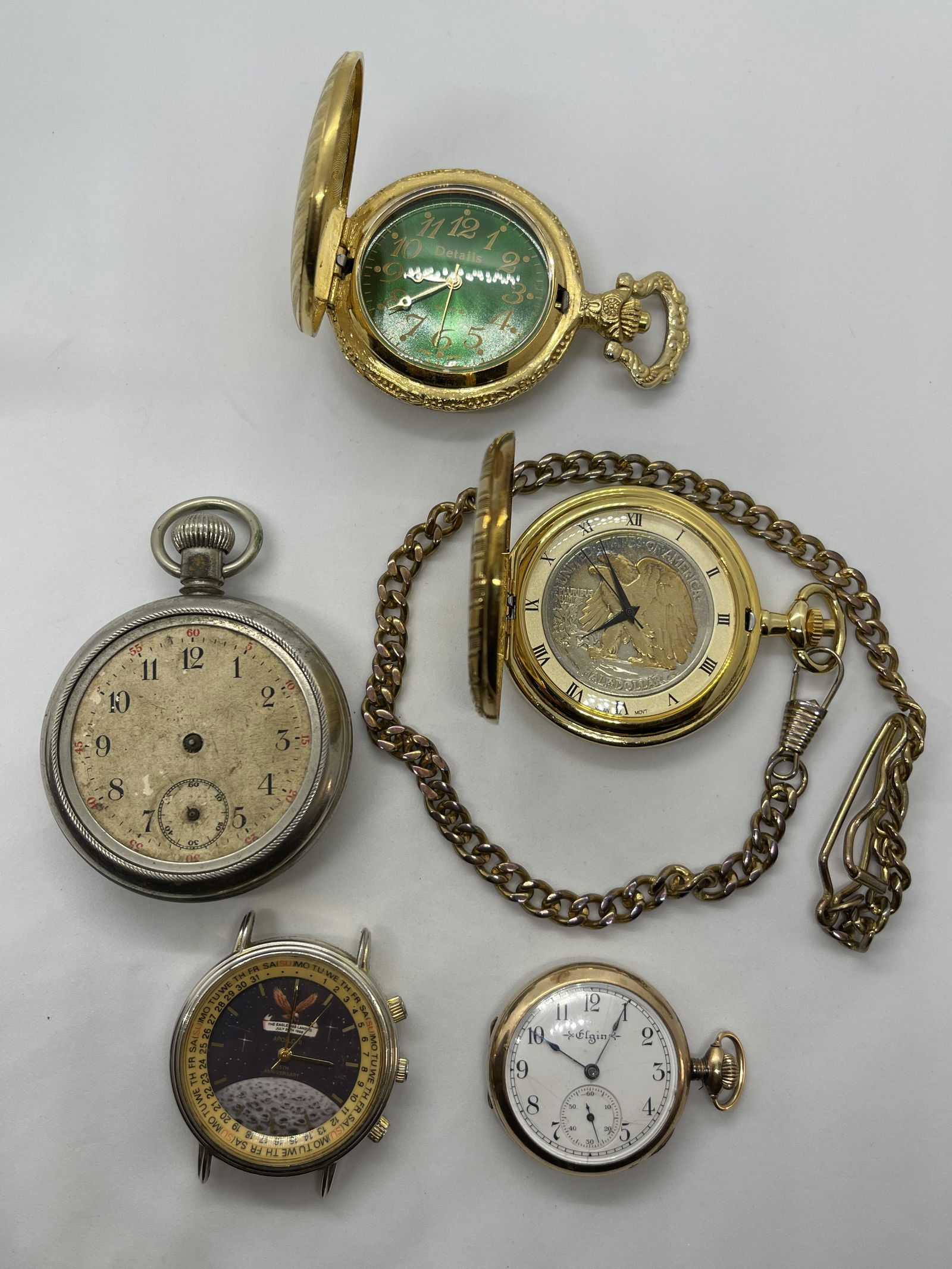 COLLECTION LOT OF VINTAGE & OLD POCKET WATCHES (1 of 4)