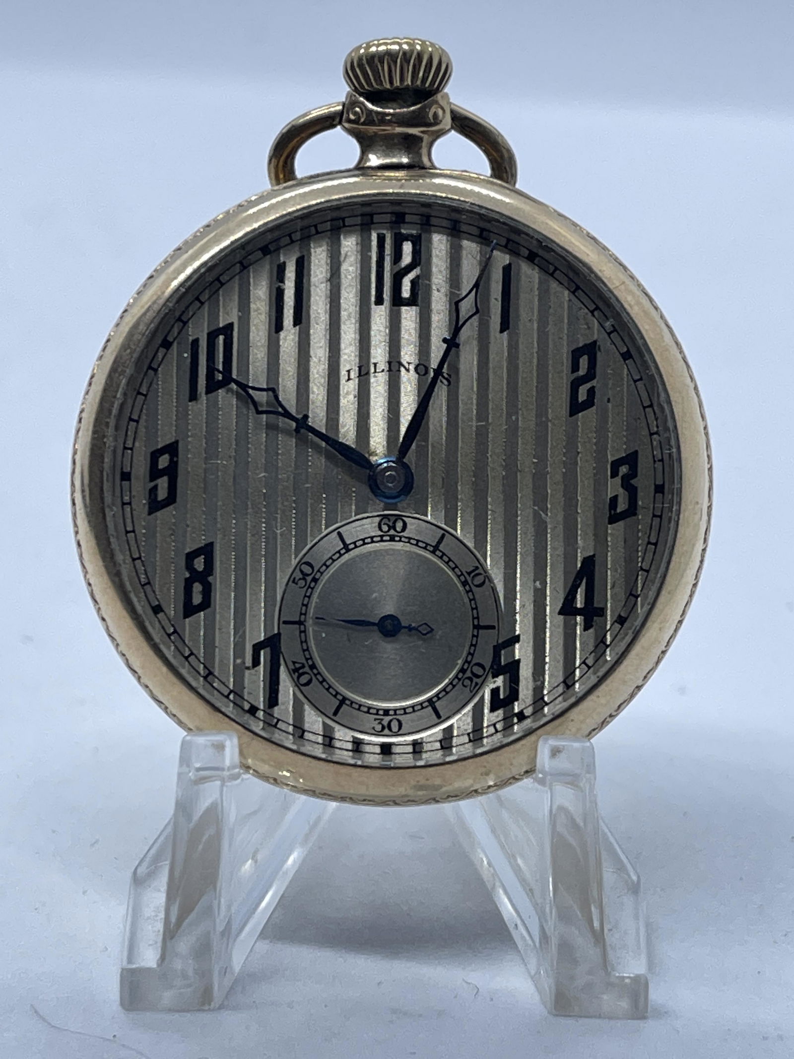 ILLINOIS WATCH CO. 17J POCKET WATCH (1 of 6)