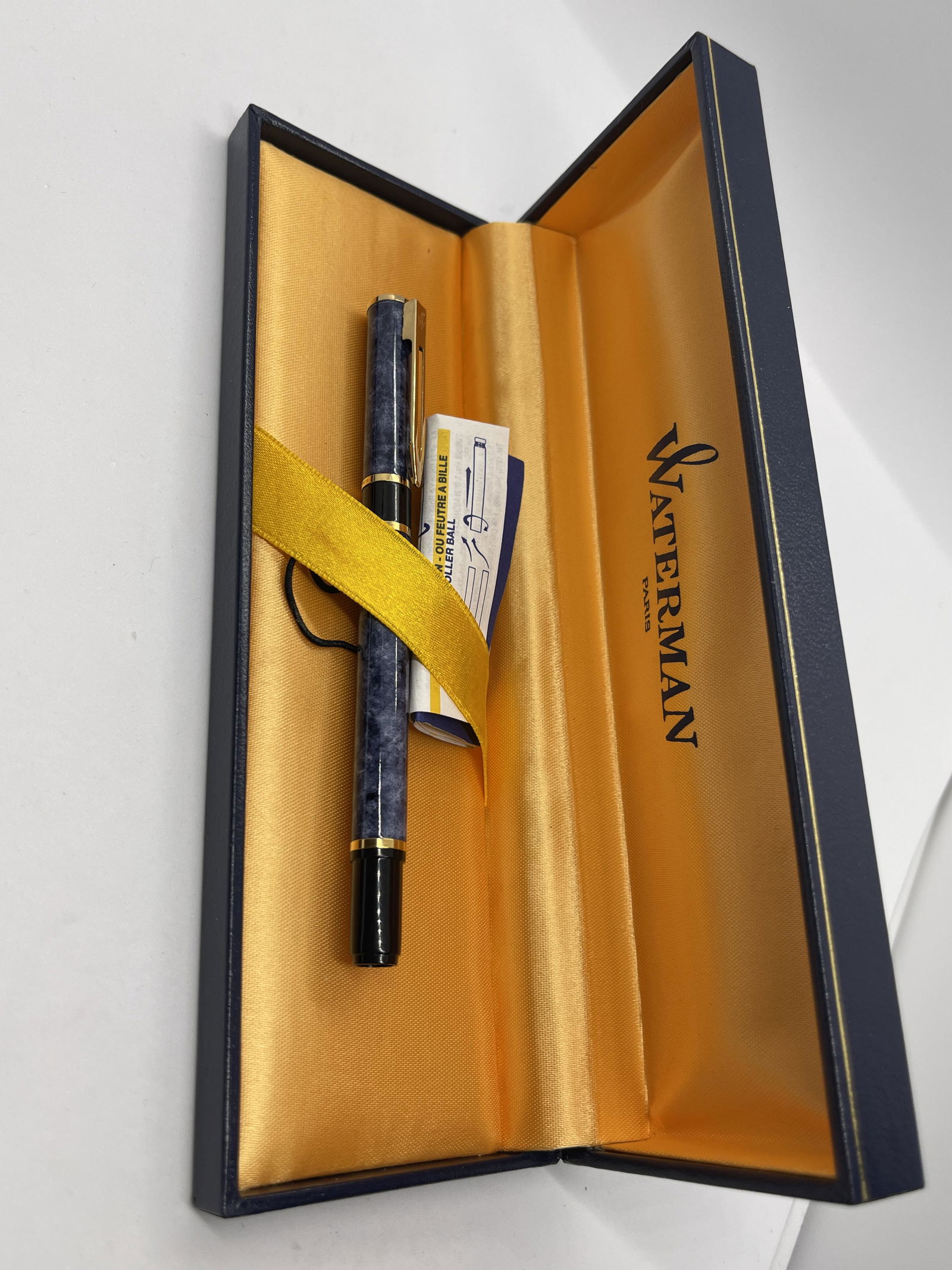 WATERMAN PARIS BALLPOINT PEN WITH ORIG. BOX (1 of 5)