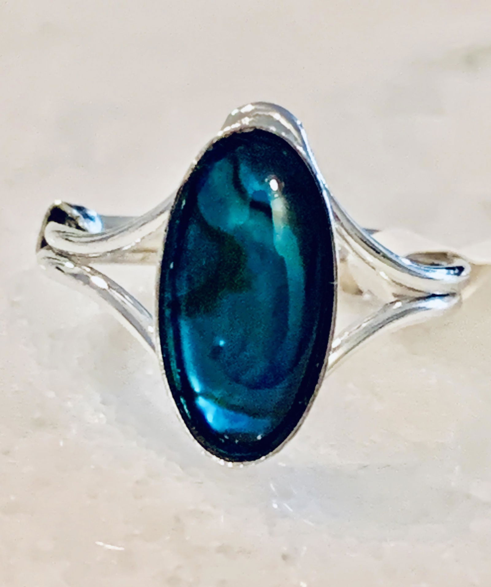 BEAUTIFUL STERLING SILVER COCKTAIL RING SZ 6 (1 of 10)