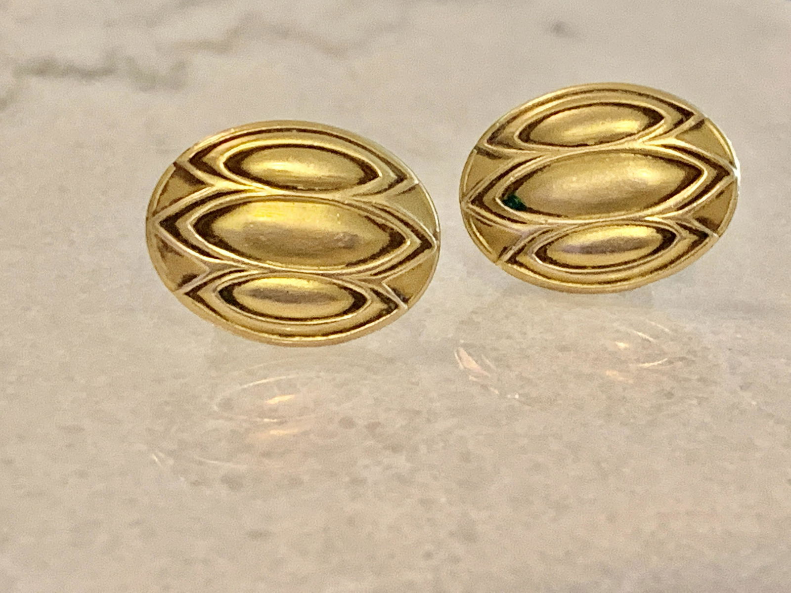 VICTORIAN GOLD FILLED COCKTAIL EARRINGS (1 of 4)