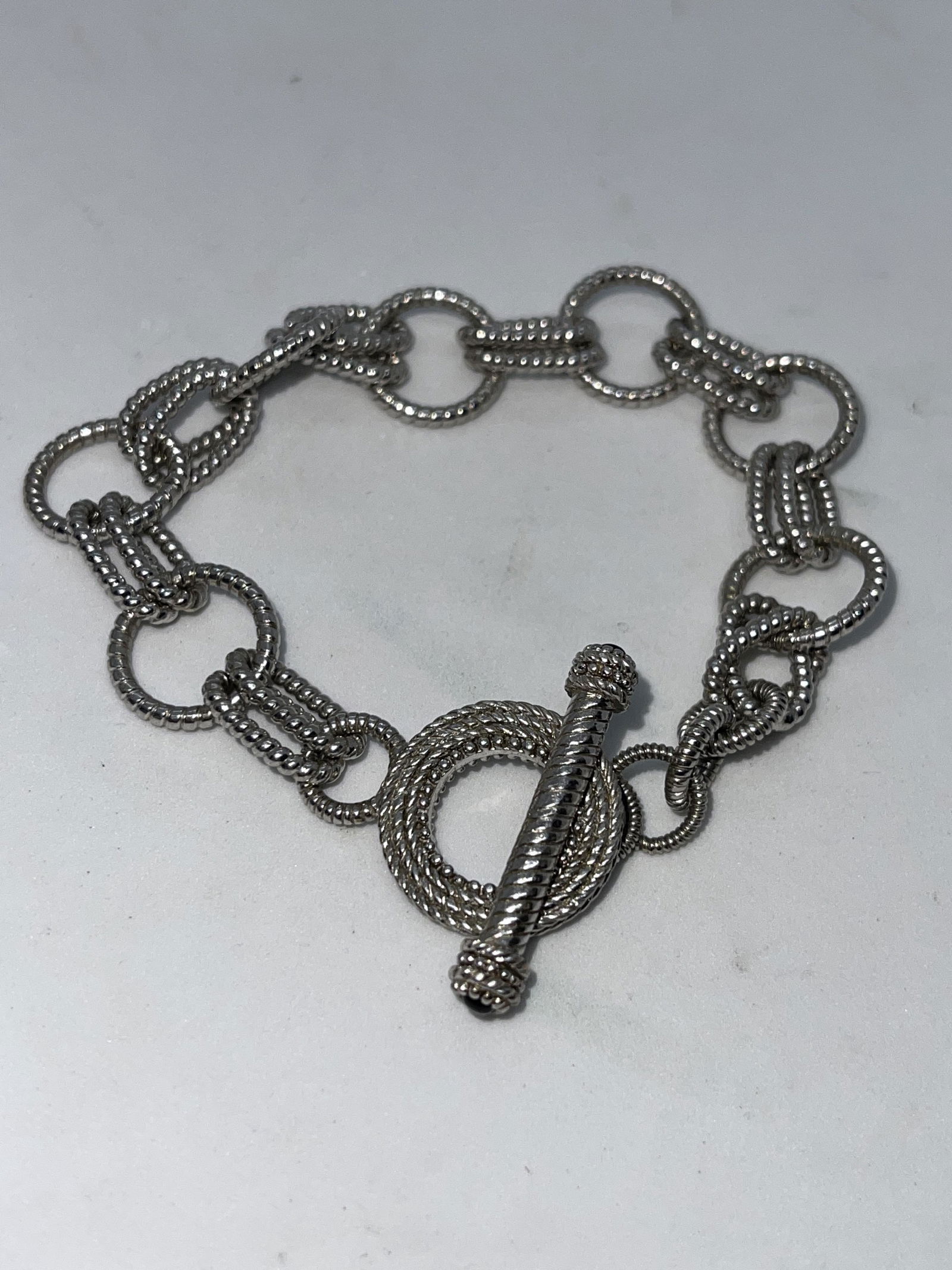 MODERN STERLING SILVER BRACELET (1 of 3)