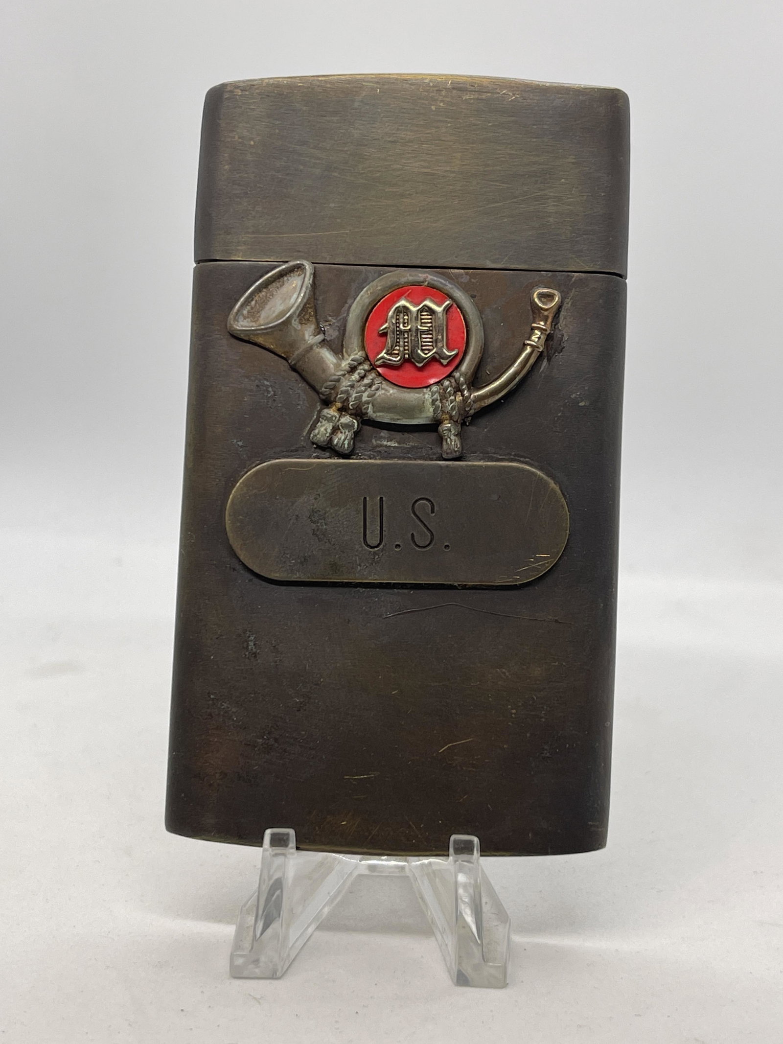 CIVIL WAR CONFEDERATE USN VETERANS MATCH BOX: CIVIL WAR CONFEDERATE USN VETERANS MATCH BOX. IN MINT OVERALL SHAPE AND CONDITION WITH A BEAUTIFUL OVERALL PATINA. A GREAT FIND AND AN EXCELLENT ADDITION TO YOUR COLLECTION.