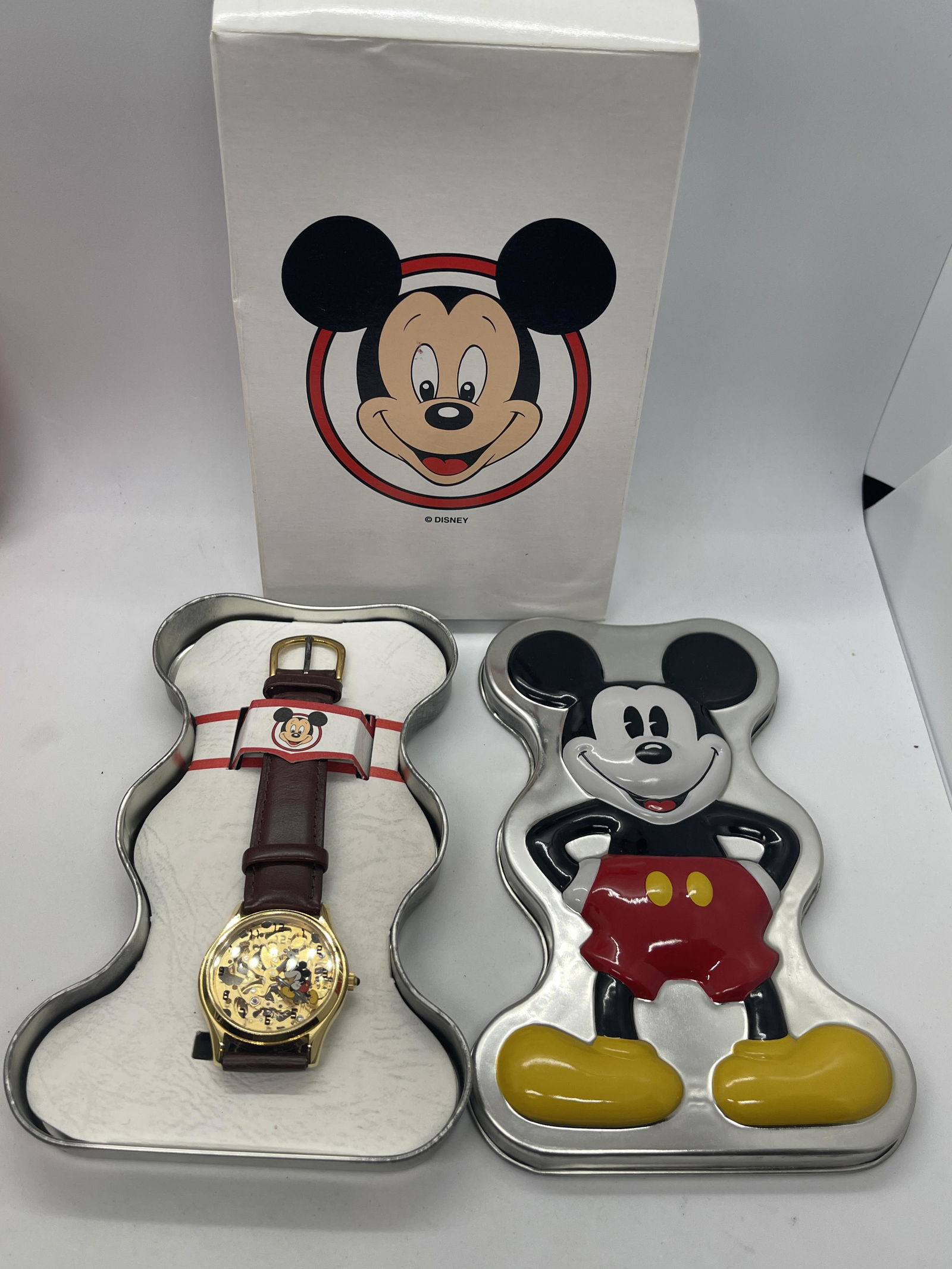 VINTAGE MICKEY MOUSE SKELETON MOVT. WRISTWATCH (1 of 4)