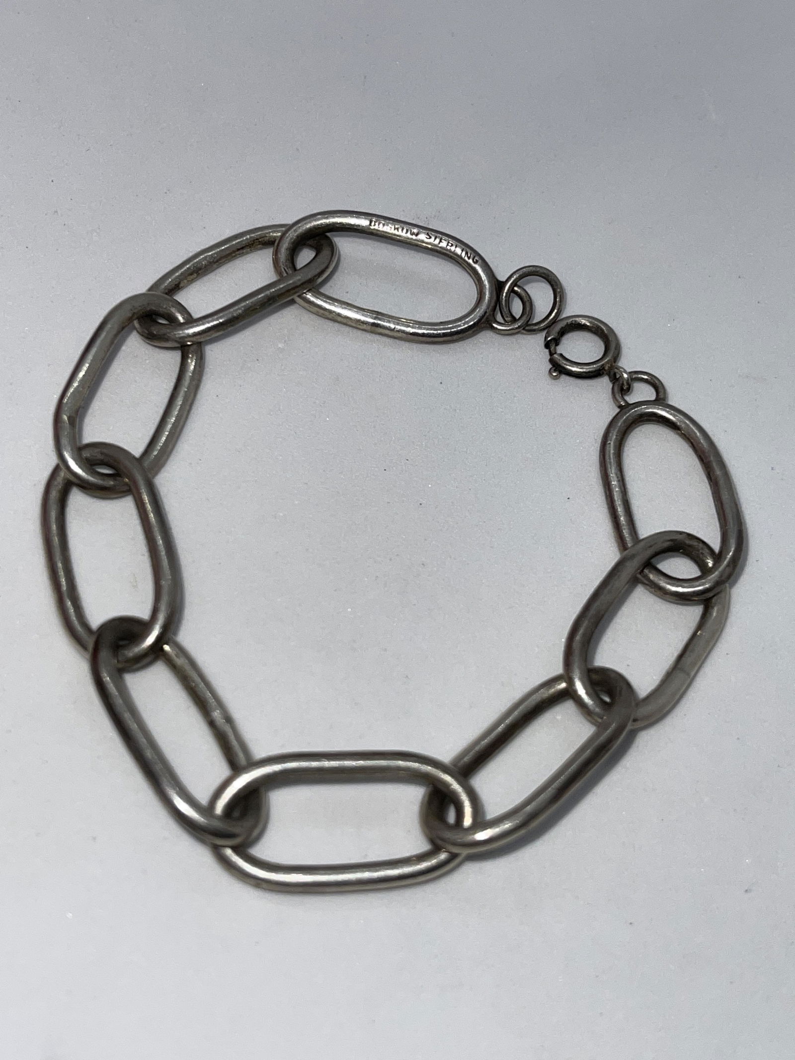 DESIGNER DOSKOW STERLING SILVER LINK CHAIN BRACELET (1 of 4)