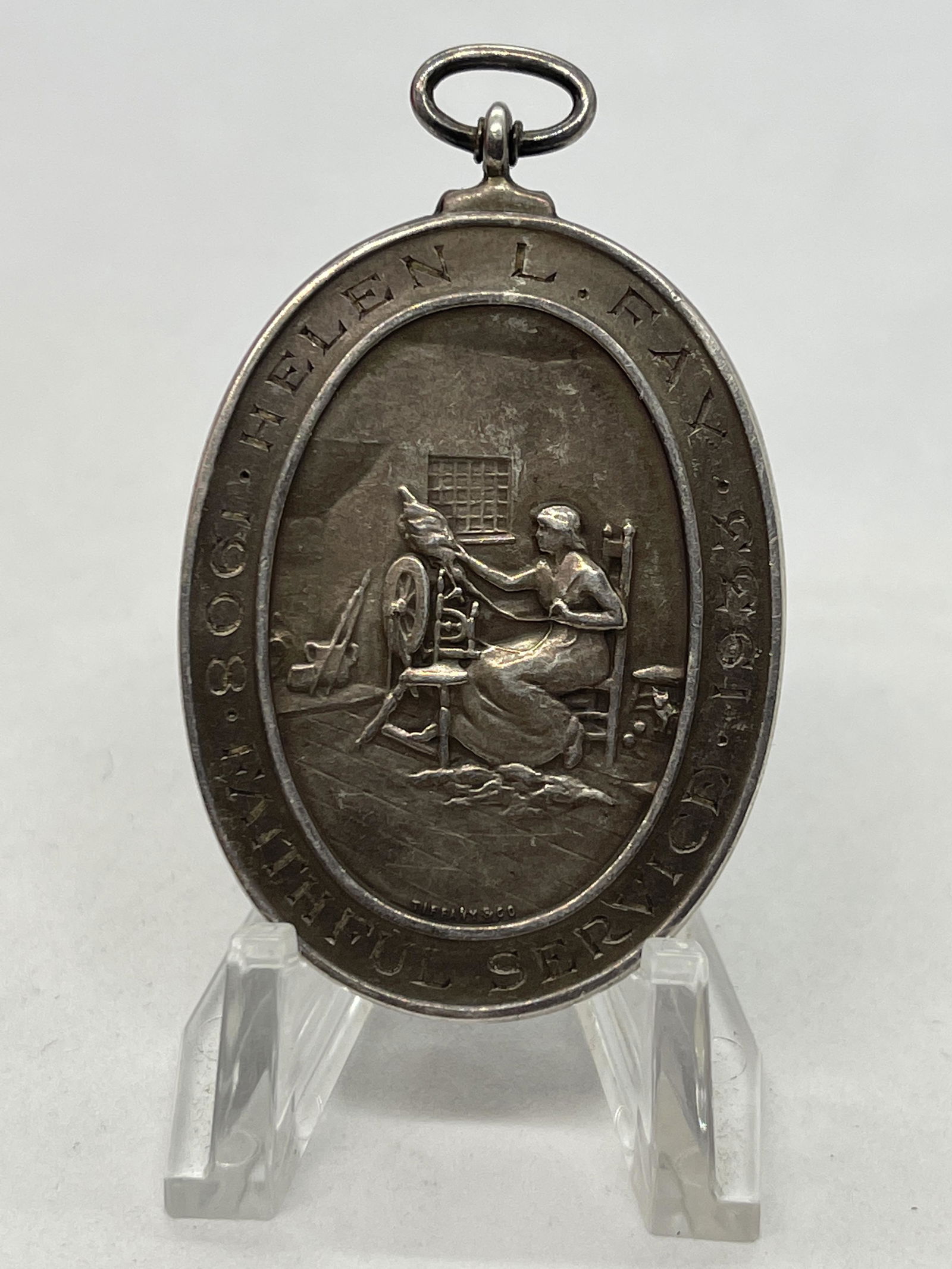 NEW ENGLAND LIFE INSURANCE STERLING SILVER CHARM DATED (1 of 2)