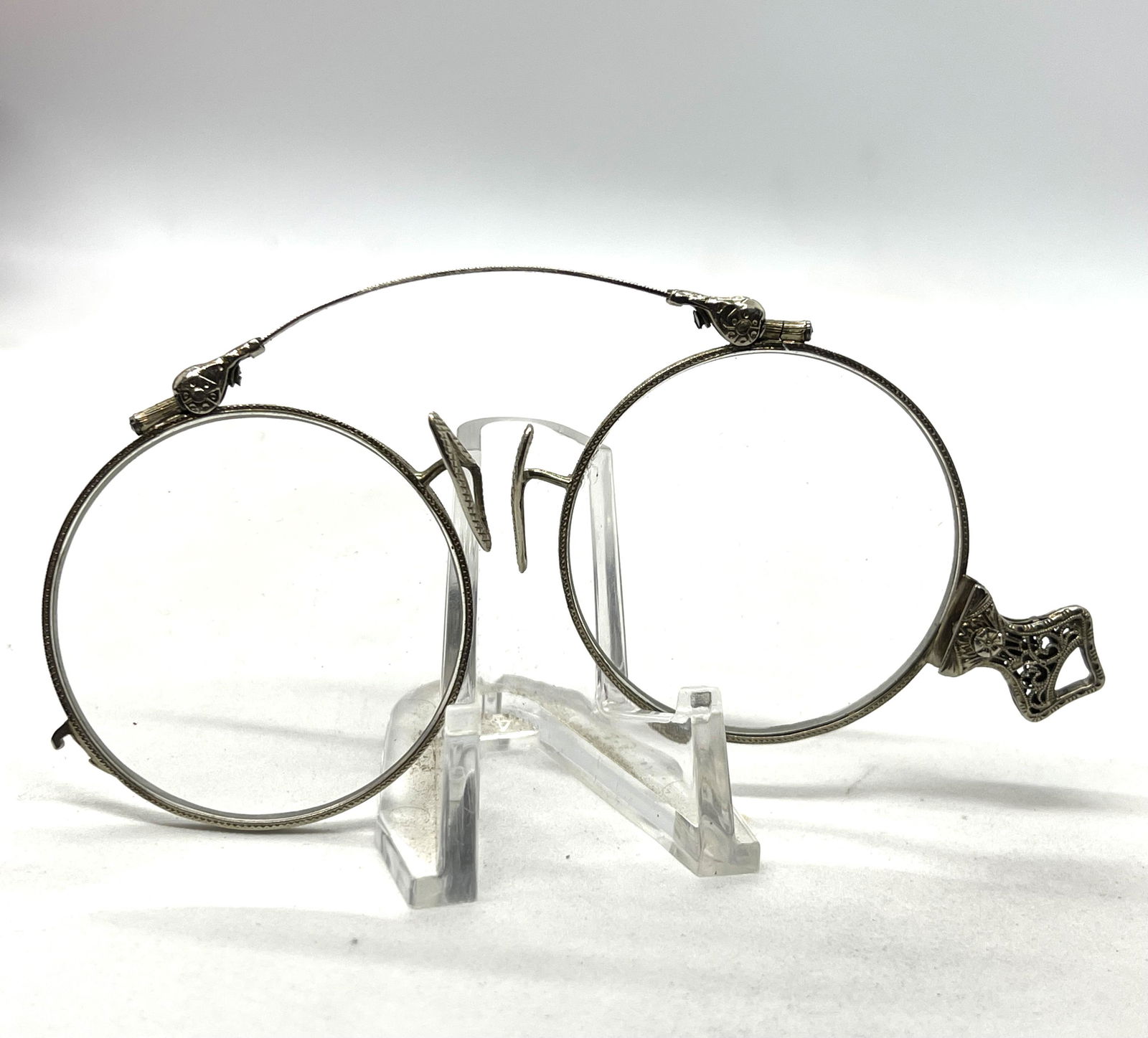 EDWARDIAN 14K GOLD RETRACTABLE MAGNIFYING GLASS (1 of 5)