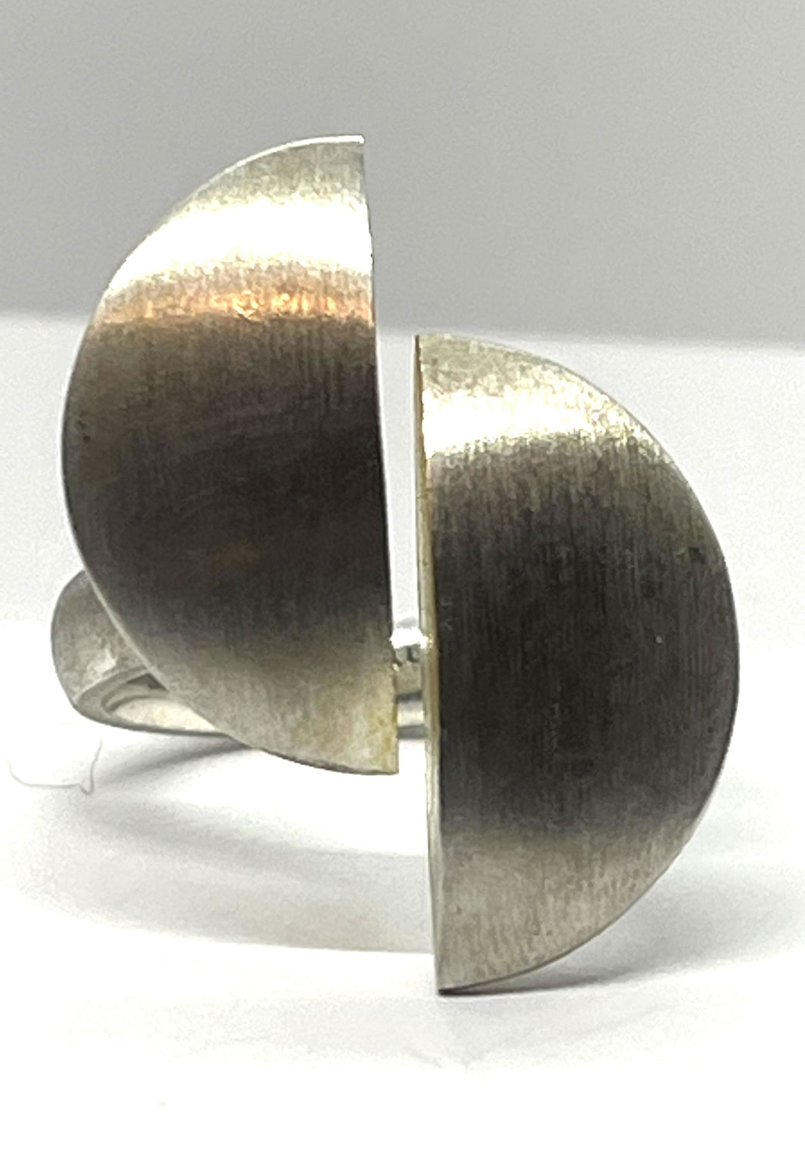 DESIGNER STERLING SILVER ARTSY COCKTAIL RING SZ 8 (1 of 2)