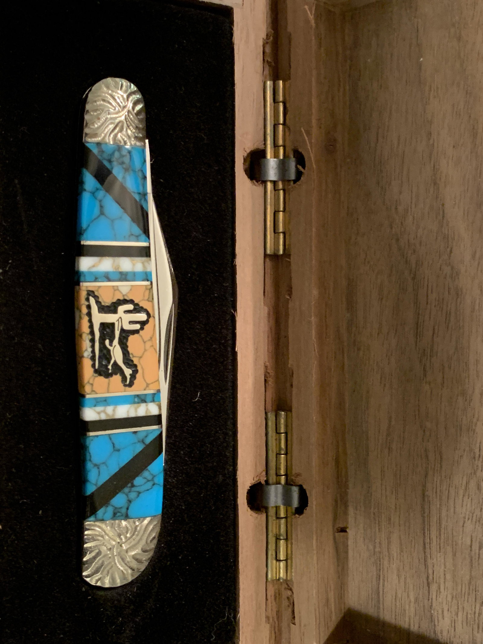 BRIAN YELLOWHORSE, NAVAJO CUSTOM POCKET KNIFE (1 of 5)