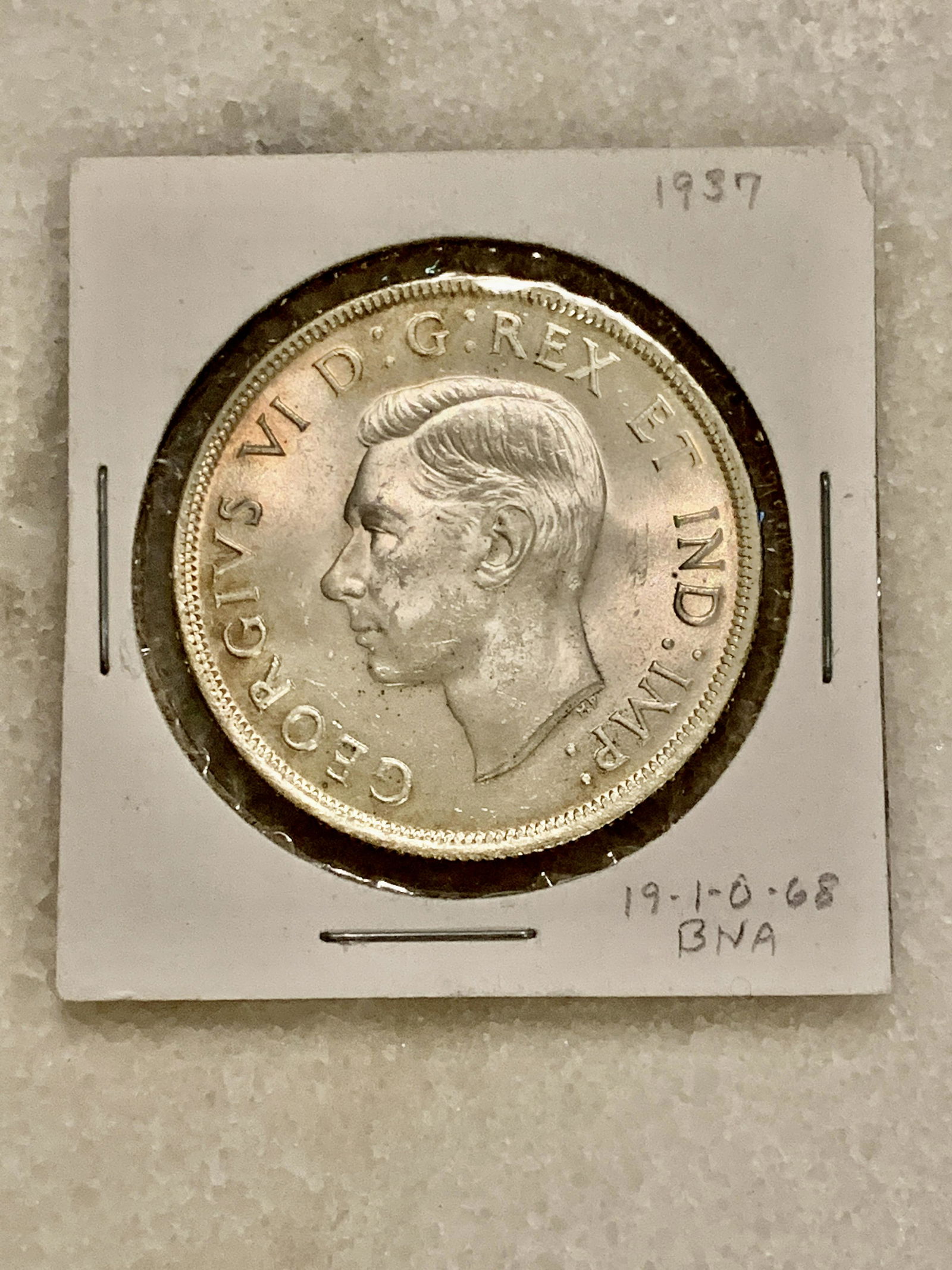 1937 CANADIAN SILVER DOLLAR (1 of 3)