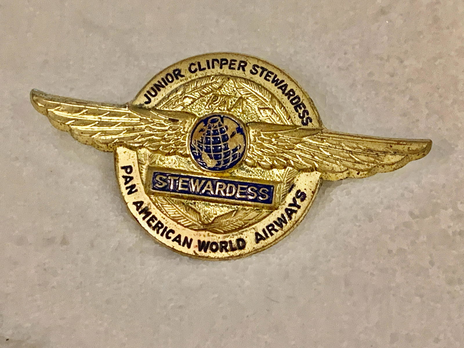 Junior Clipper Stewardess Pan Amerian Airways Pin
