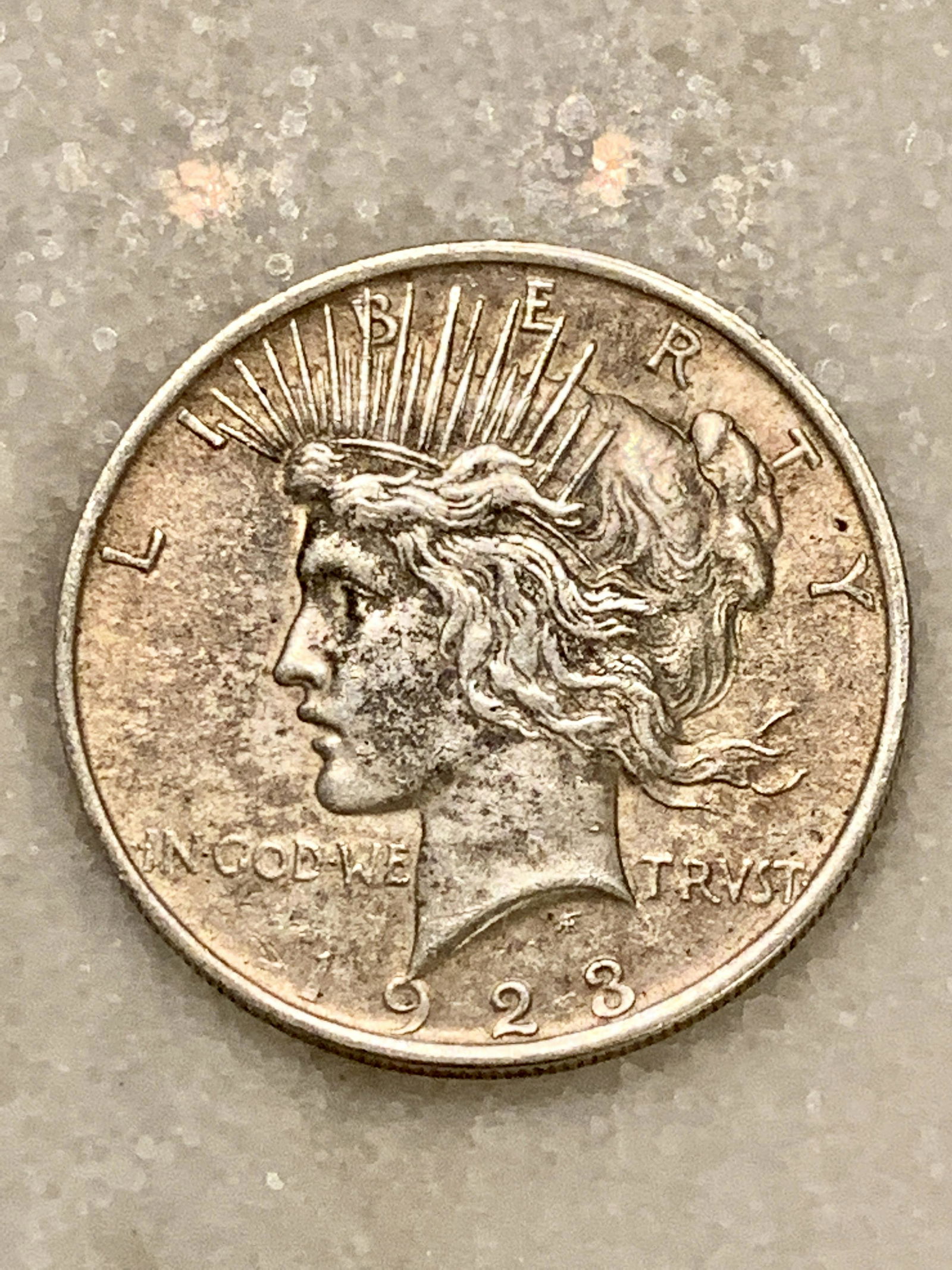 DATED 1923 SILVER LIBERTY PEACE DOLLAR (1 of 5)