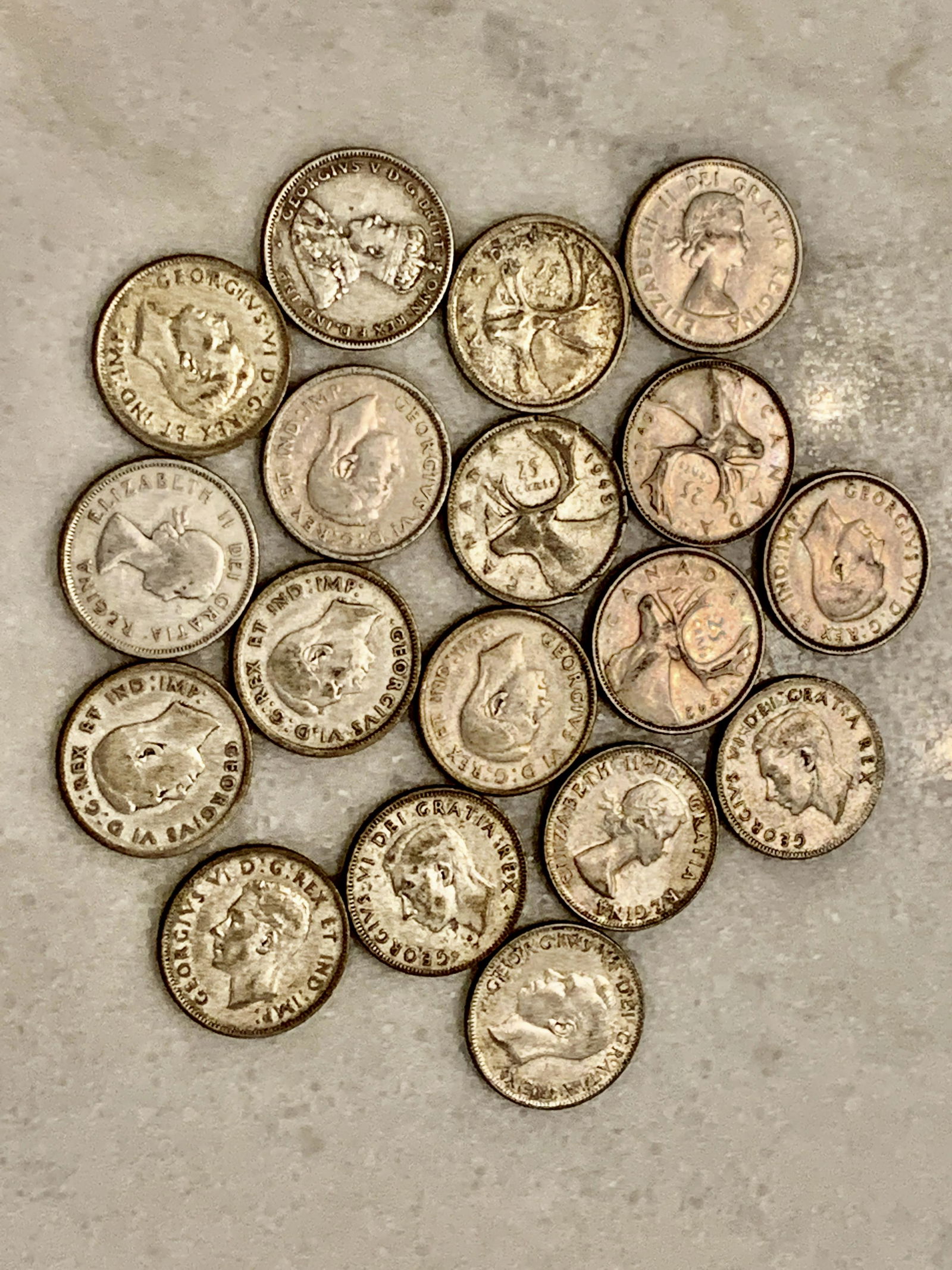 HUGE ESTATE LOT OF CANADIAN QUARTERS (1 of 6)
