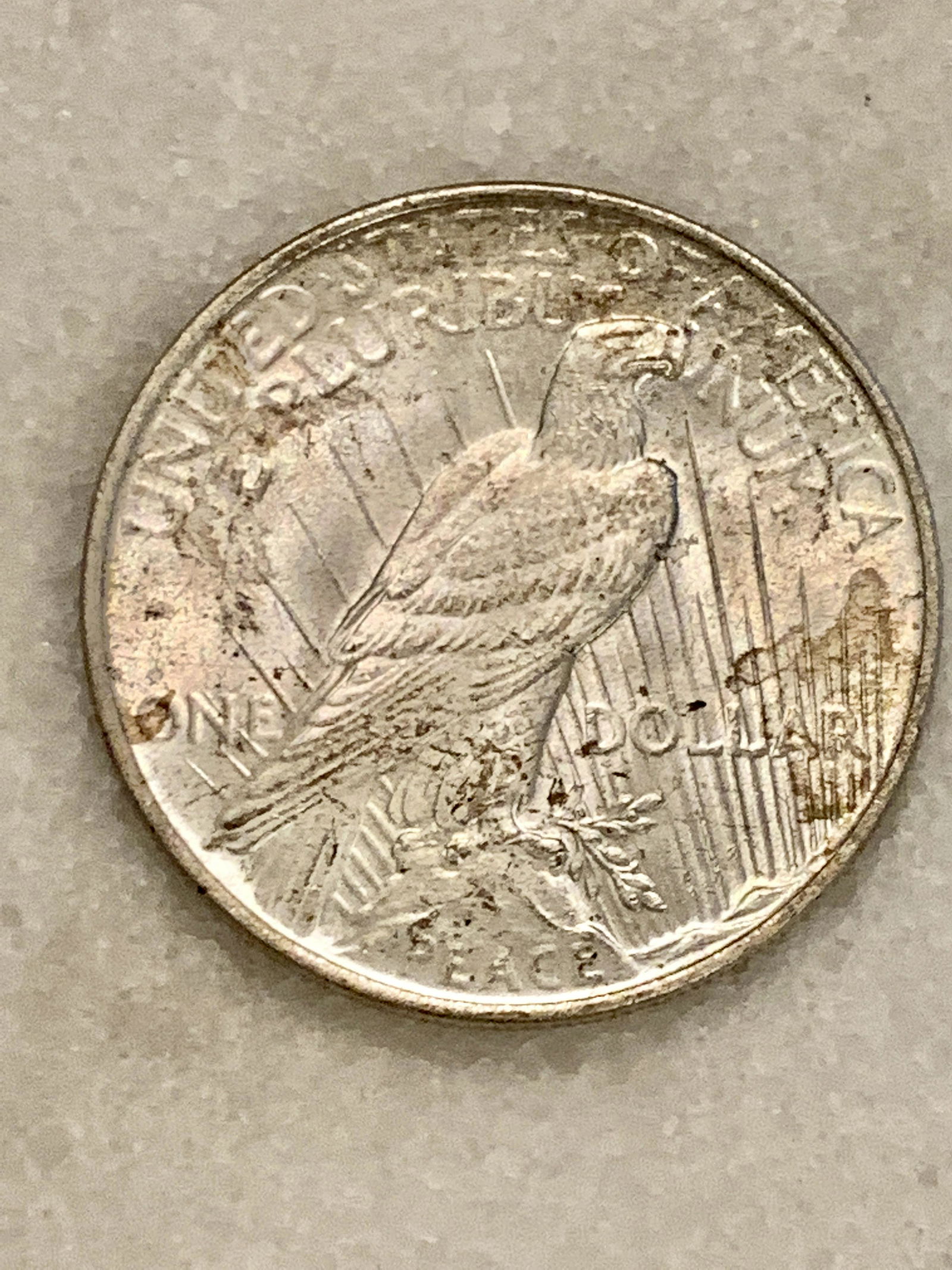 DATED 1922 SILVER LIBERTY PEACE DOLLAR (1 of 3)