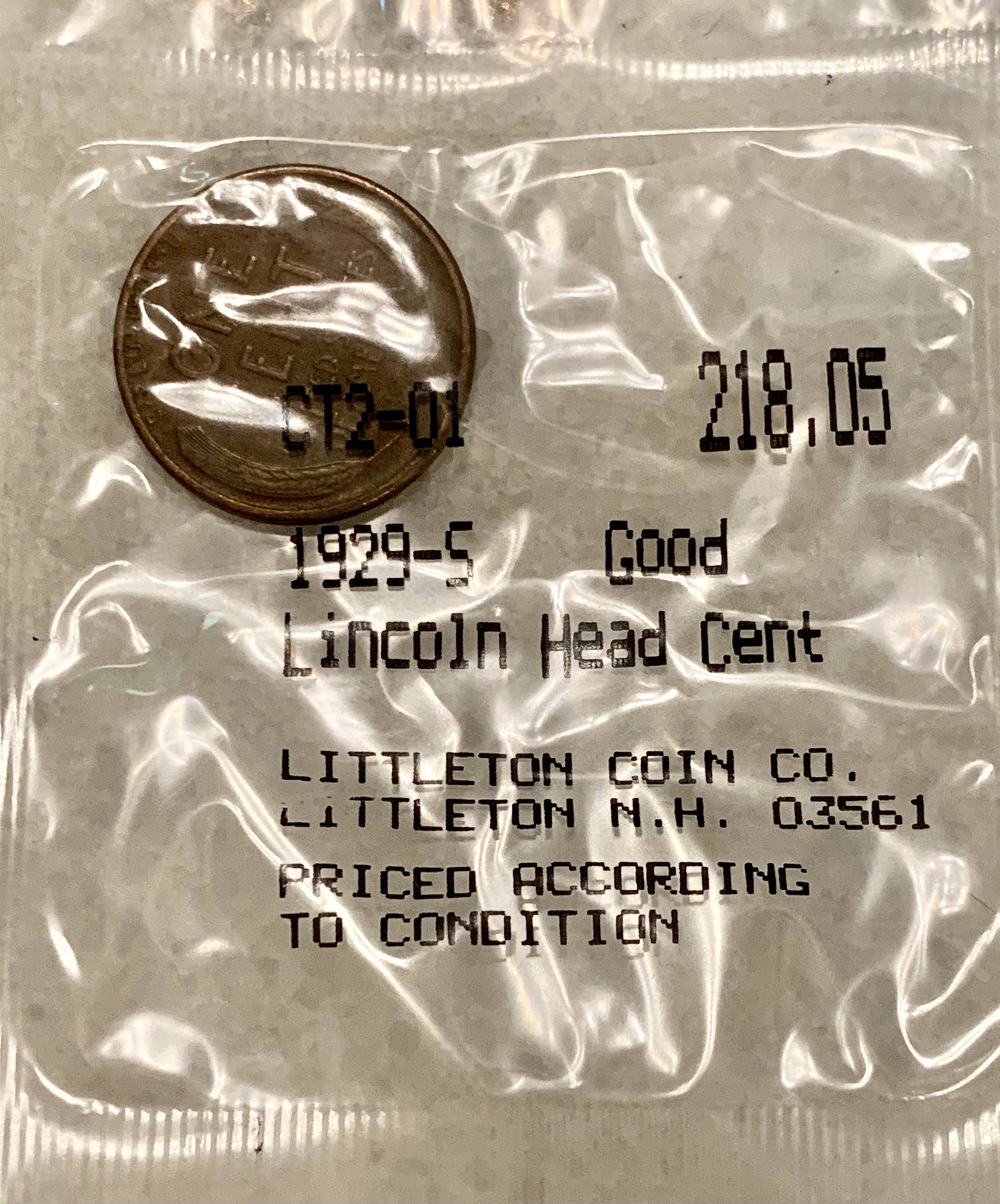 1929-S GOOD LINCOLN HEAD CENT (1 of 6)