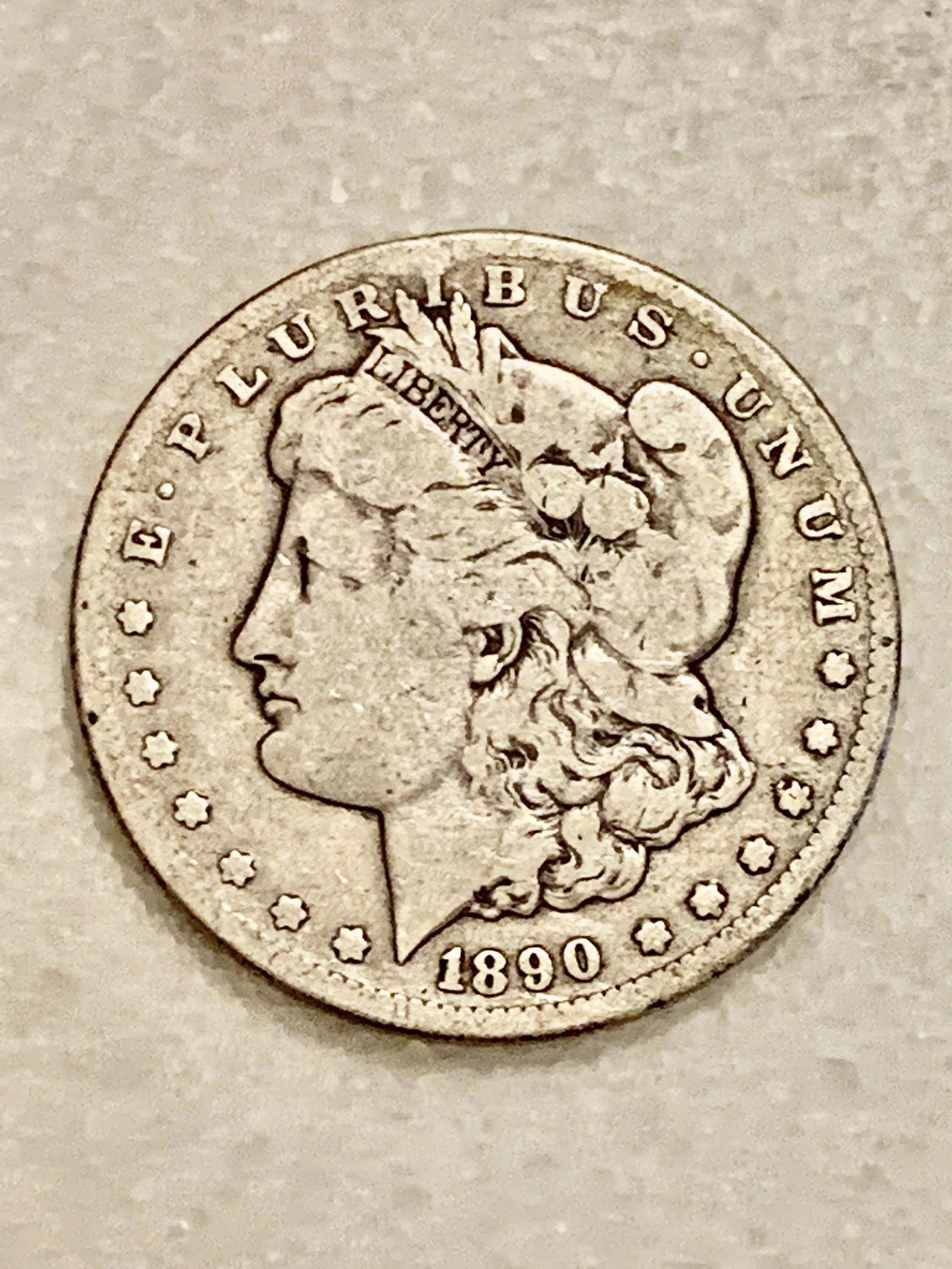 1890 CARSON CITY SILVER MORGAN DOLLAR (1 of 2)