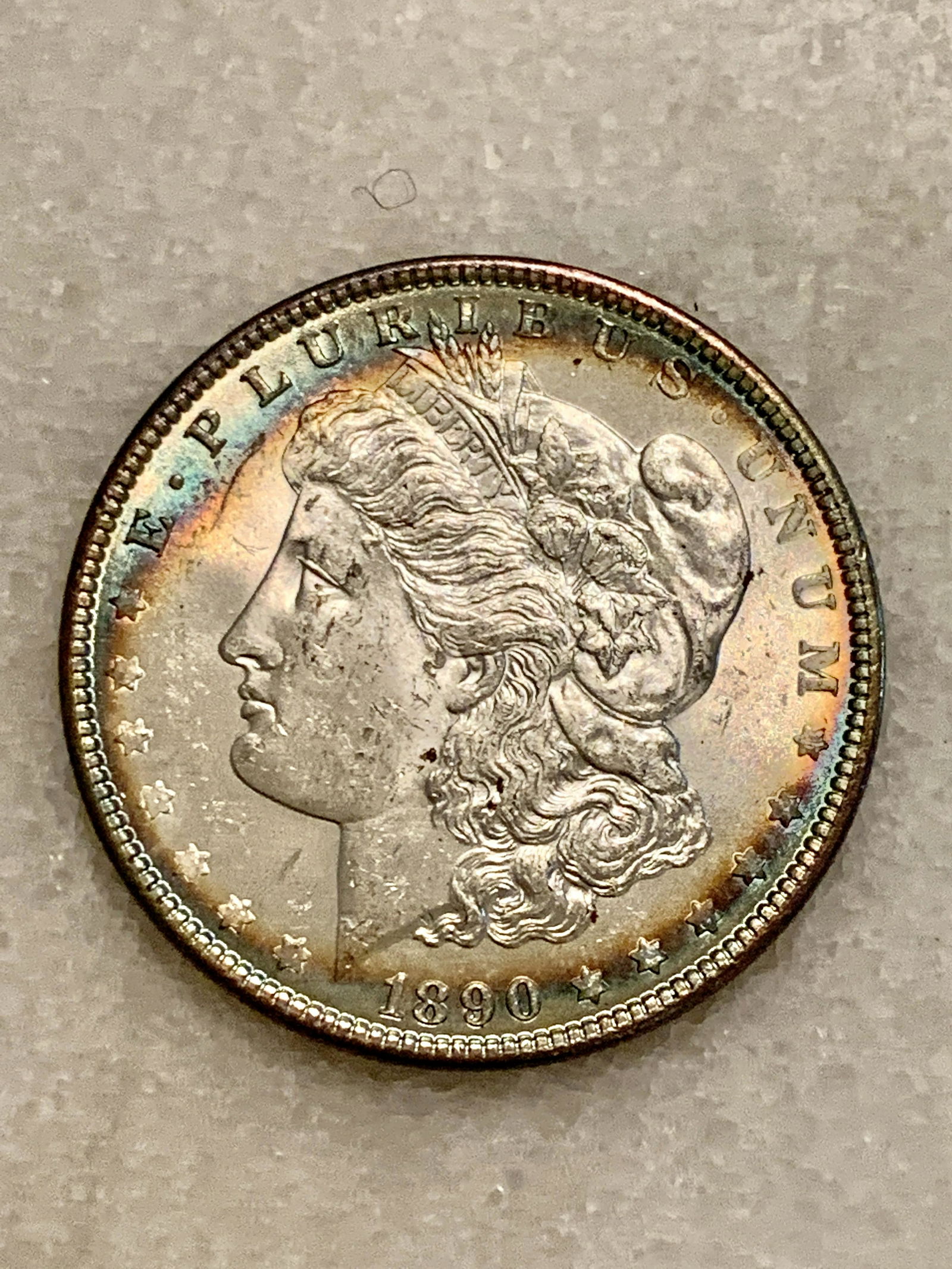 DATED 1890 MORGAN SILVER DOLLAR (1 of 3)
