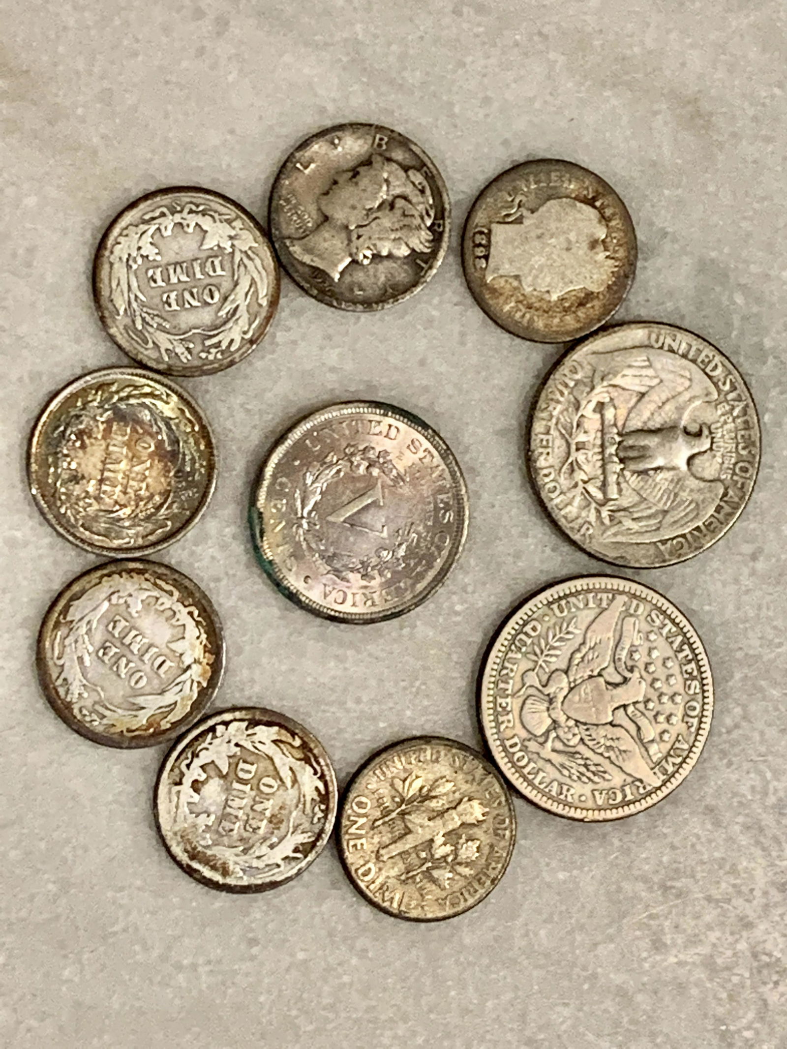 COLLECTIBLE LOT OF ESTATE SILVER U.S. CURRENCY COINS (1 of 4)