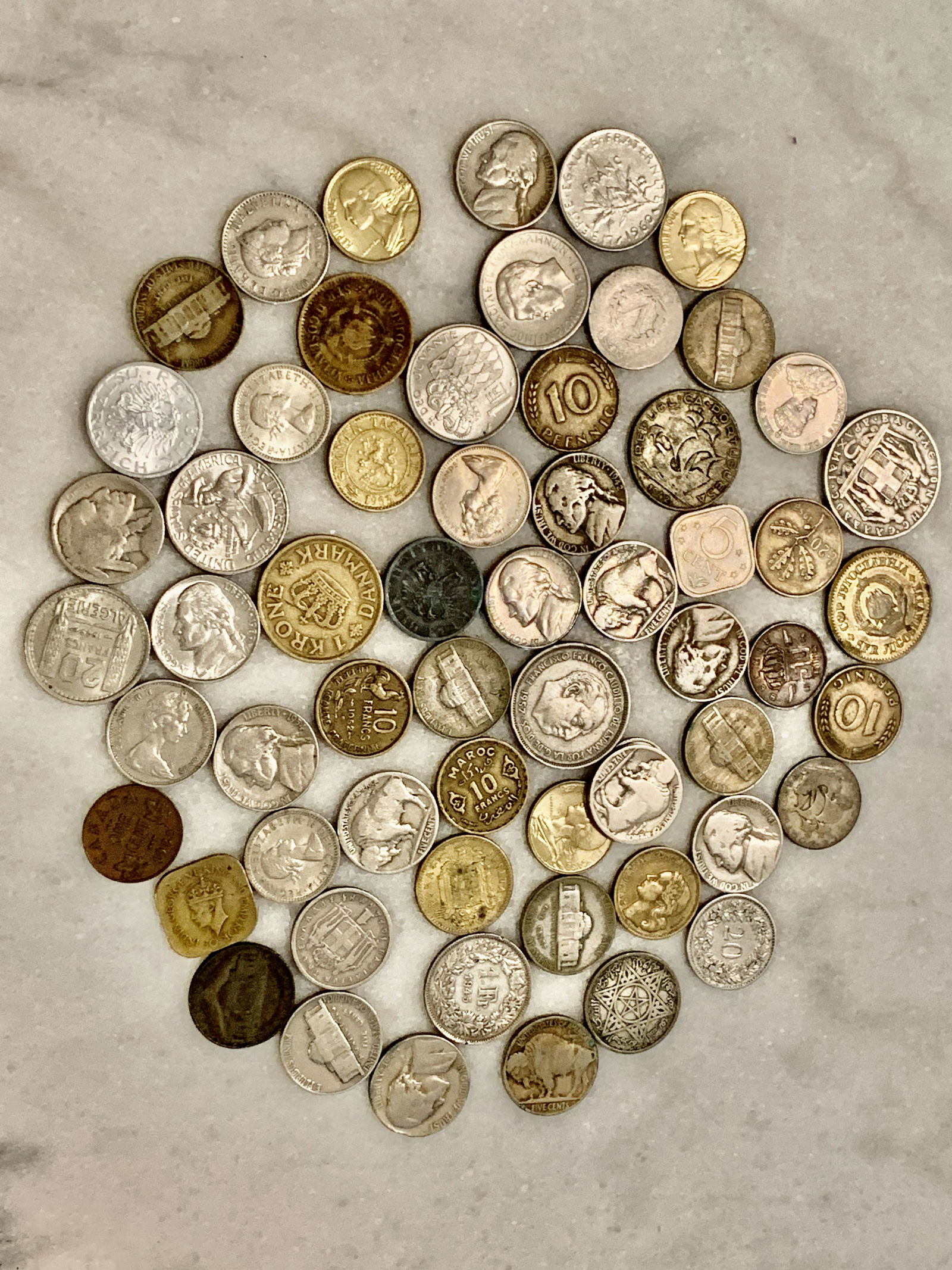ESTATE COLLECTION LOT OF OLD U.S. COINS CURRENCY (1 of 7)