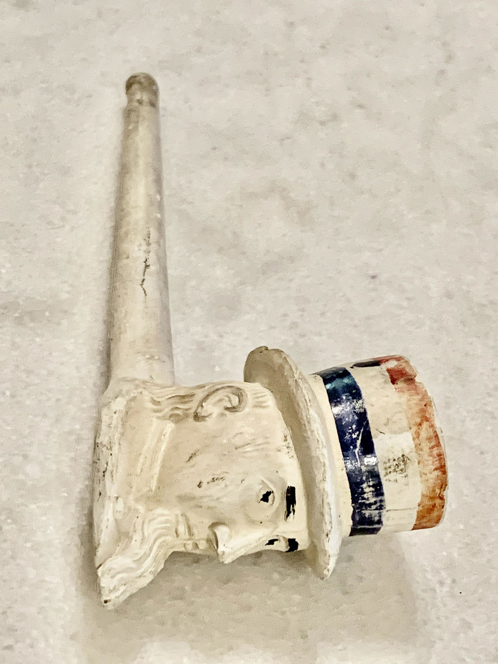 ANTIQUE PATRIOTIC CIVIL WAR ERA TOBACCO PIPE (1 of 4)