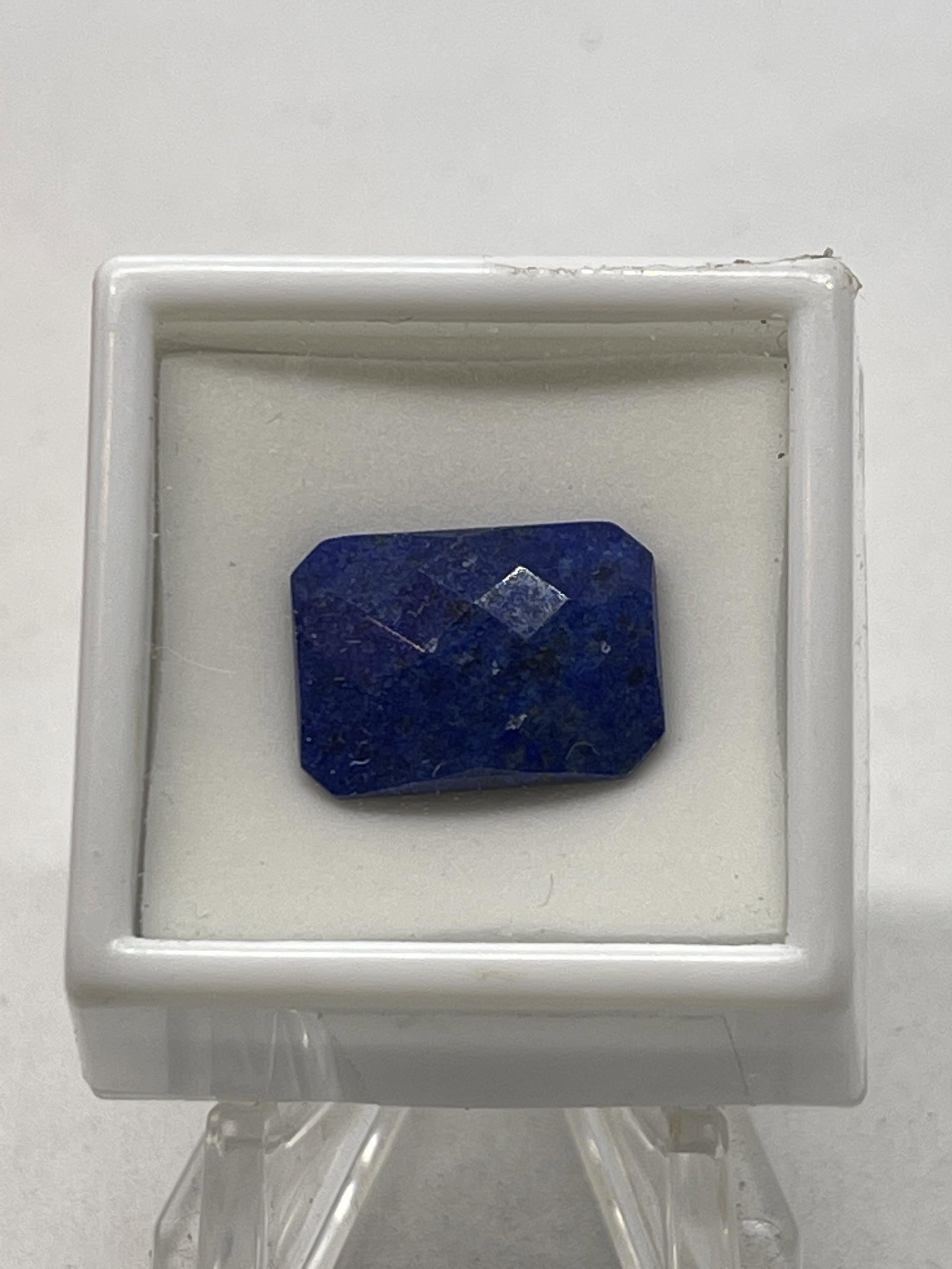 SOLITAIRE 12.5 CT LAPIS LAZULI PRINCESS CUT LOOSE (1 of 2)