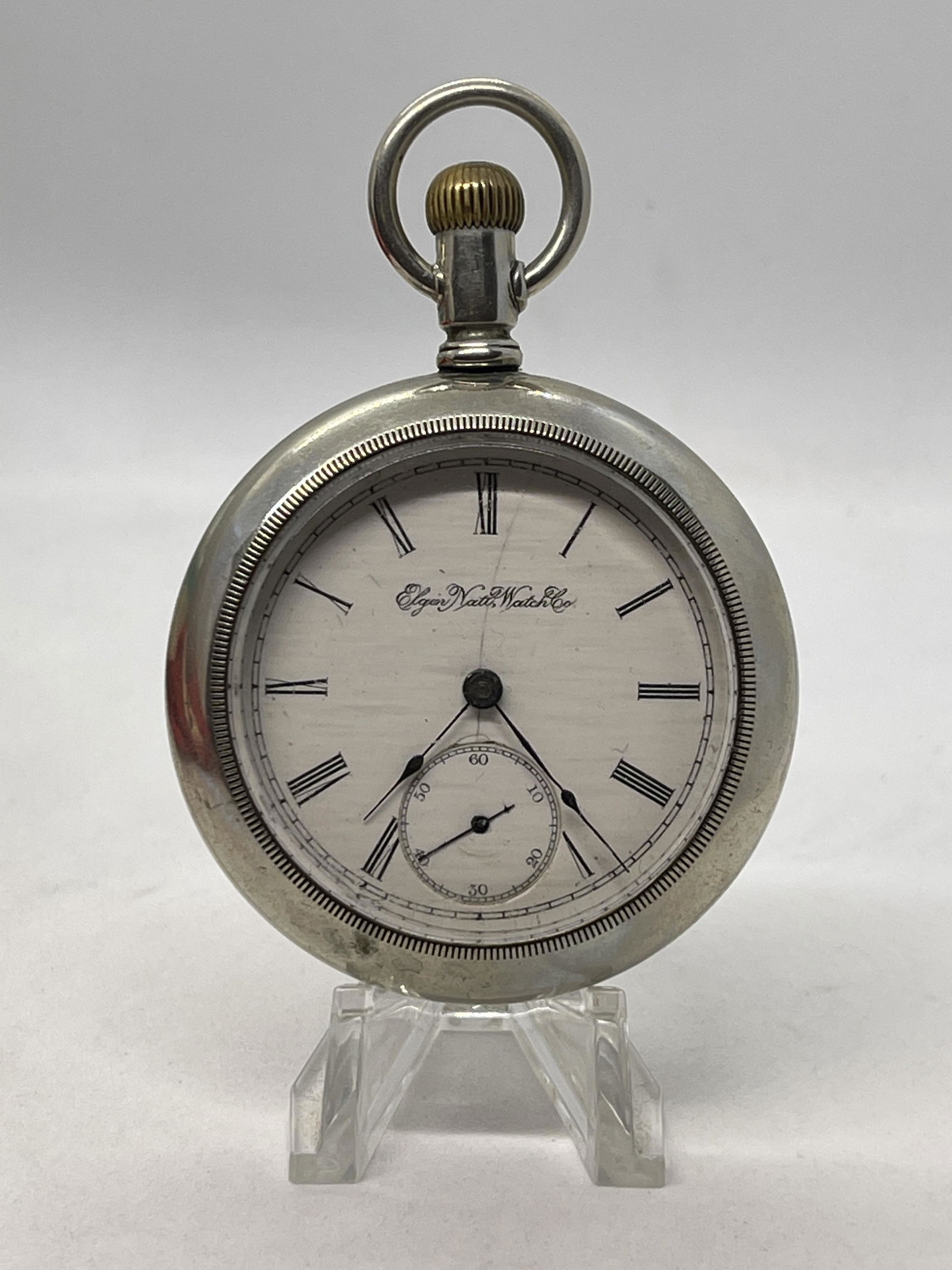 MENS ELGIN WATCH CO. POCKET WATCH (1 of 7)
