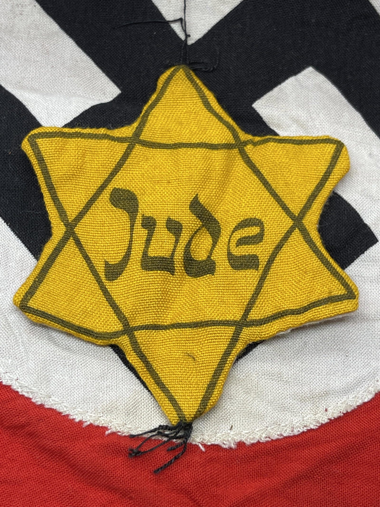 RARE WW2 GERMAN CONCENTRATION CAMP JUDE STAR BADGE: RARE WW2 GERMAN CONCENTRATION CAMP JUDE STAR BADGE. A VERY RARE FIND. HAS A GREAT LOOK TO IT WITH AN EXCELLENT OVERALL EYE APPEAL. PLEASE VIEW ALL DETAILED PICTURES. A VERY RARE FIND AND AN EXCELLENT 