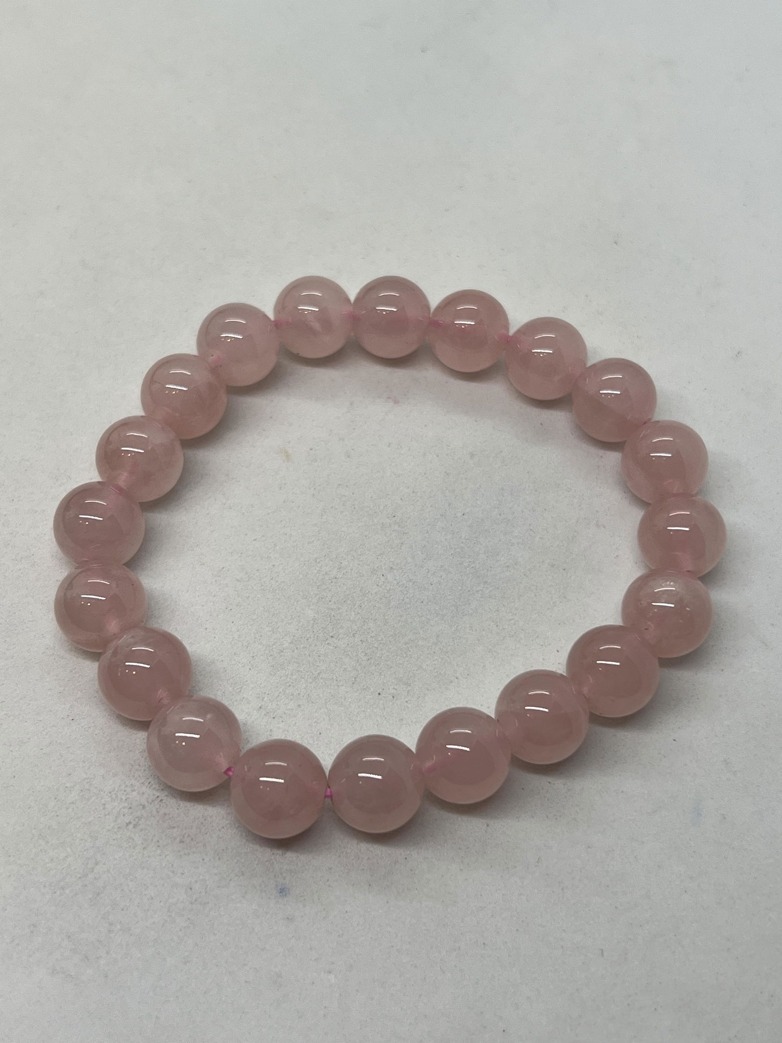 ROSE QUARTZ BEADED COCKTAIL BRACELET (1 of 2)