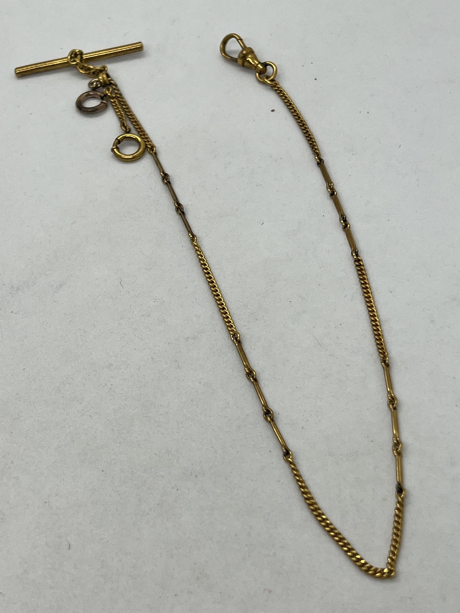 VICTORIAN GOLD FILLED POCKET WATCH CHAIN FOB (1 of 3)