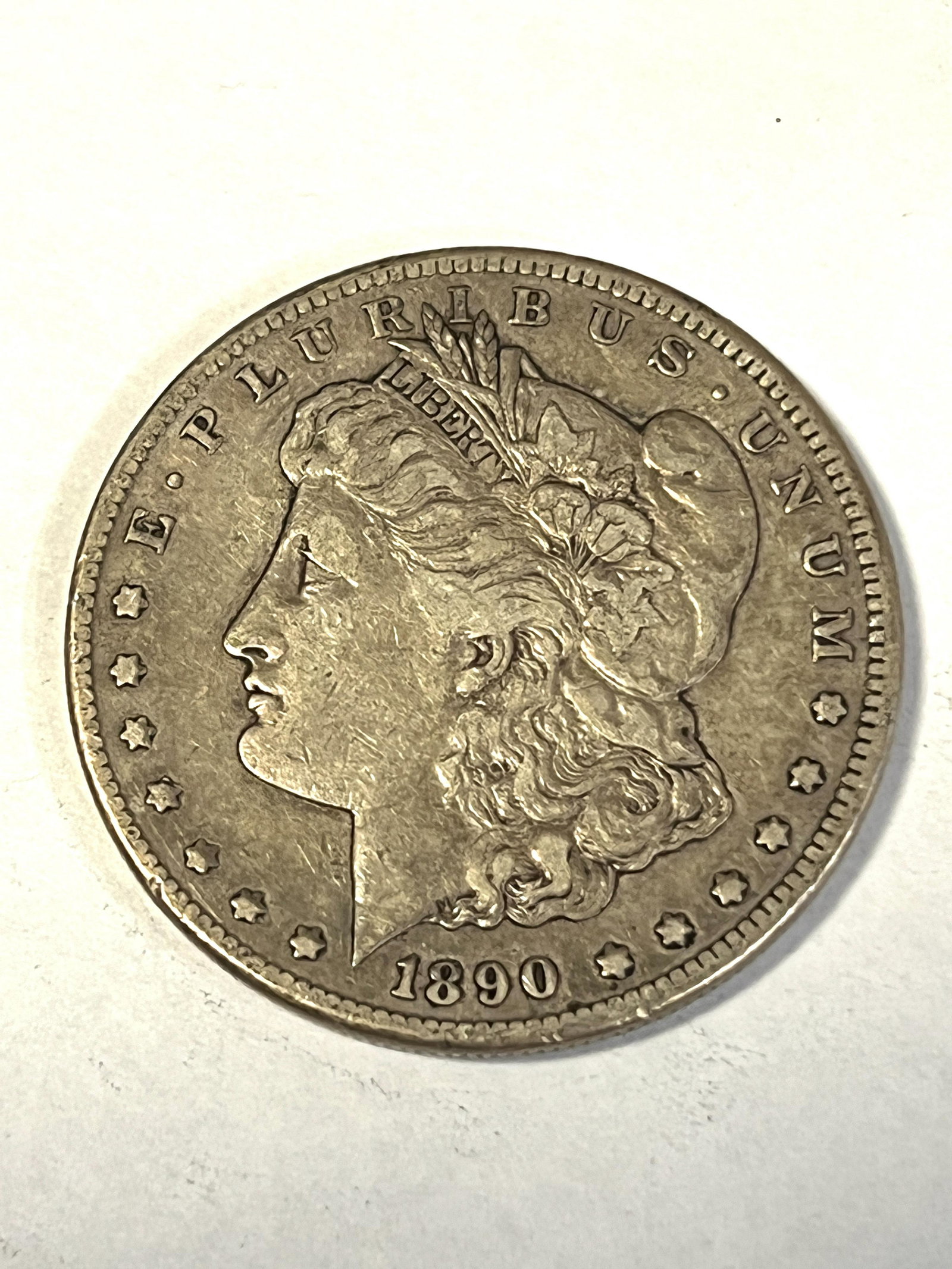 1890 CC CARSON CITY MORGAN SILVER DOLLAR (1 of 3)