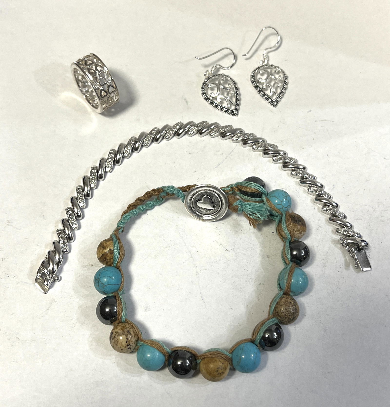 ESTATE LOT OF STERLING SILVER DESIGNER JEWELRY (1 of 5)