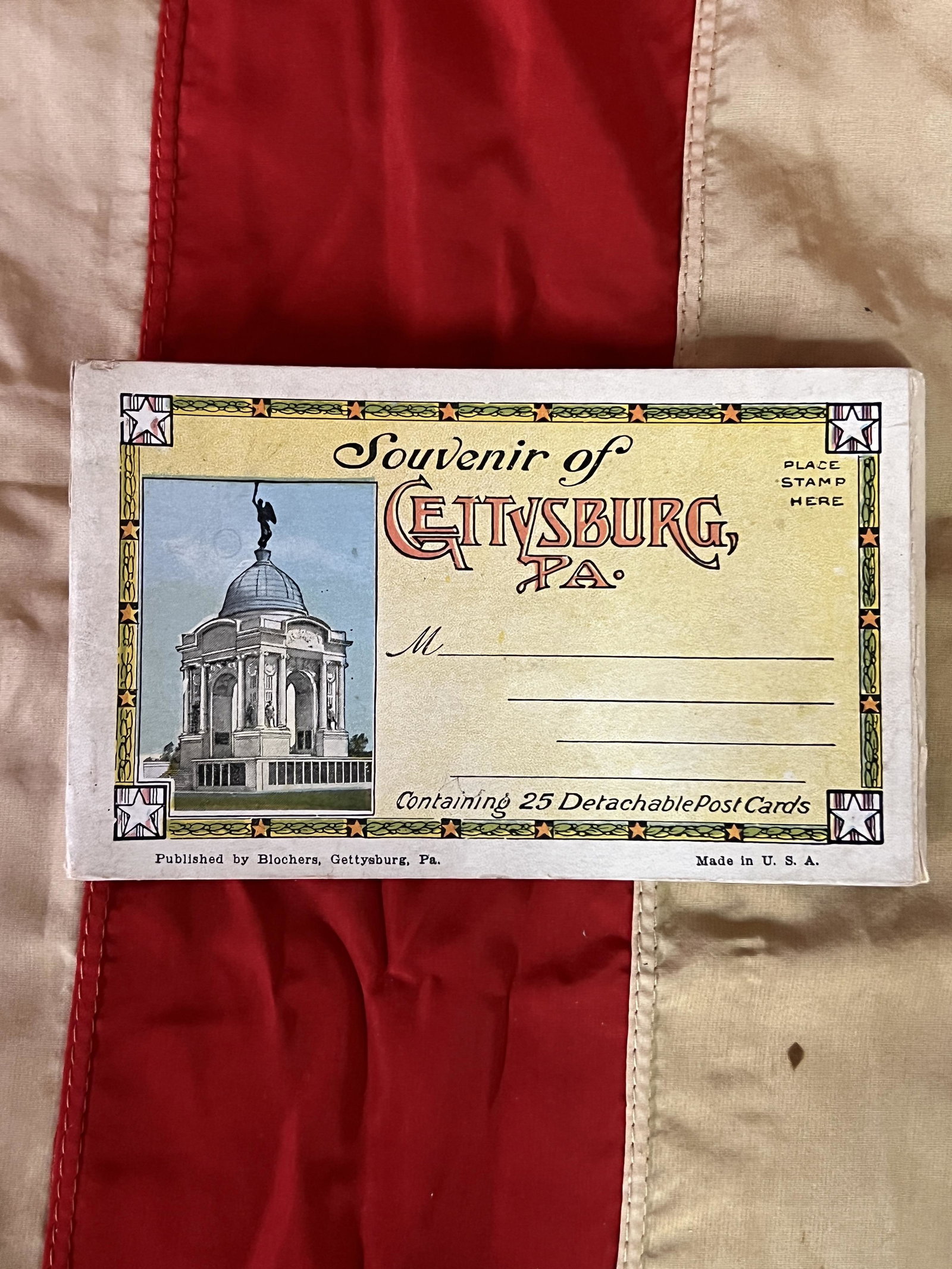 VINTAGE GETTYSBURG, PA SOUVENIR POSTCARDS (1 of 2)