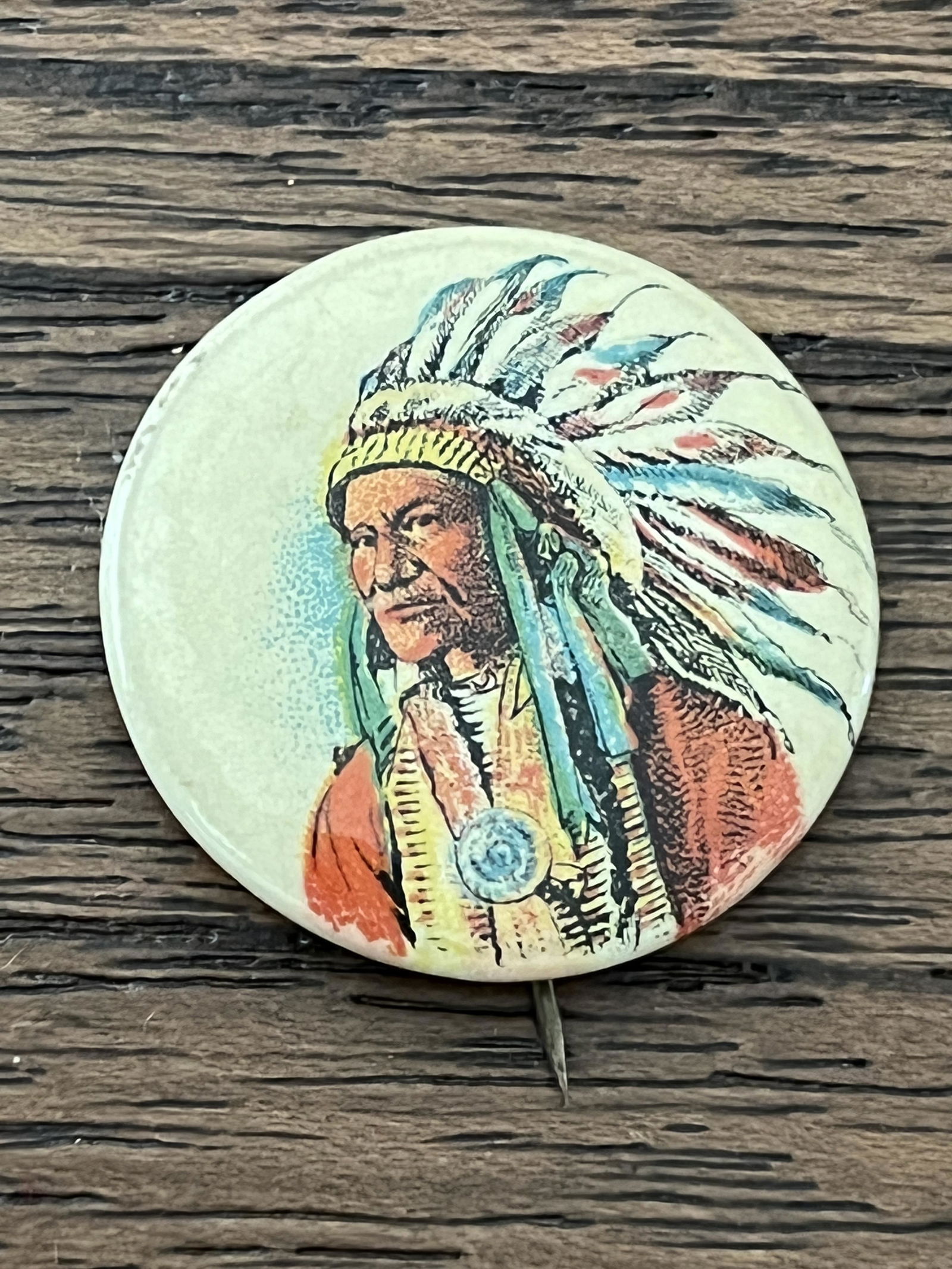 ANTIQUE NATIVE AMERICAN INDIAN PIN: ANTIQUE NATIVE AMERICAN INDIAN PIN. A RARE FIND. A GREAT FIND AND AN EXCELLENT ADDITION TO YOUR COLLECTION.