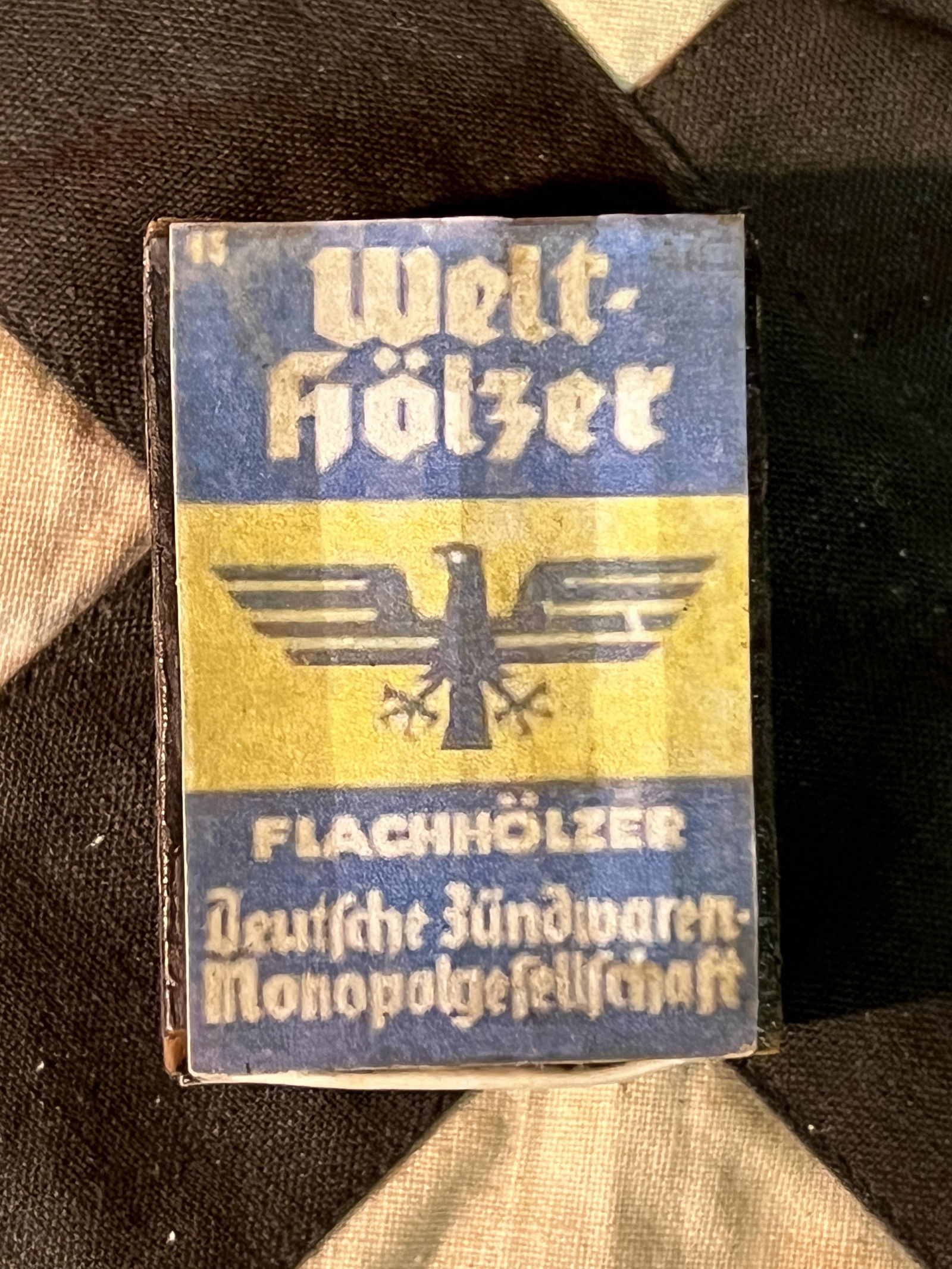 WW2 GERMAN OFFICER MATCHBOX CASE: WW2 GERMAN OFFICER MATCHBOX CASE. IN USED OVERALL SHAPE AND CONDITION. A GREAT ADDITION TO YOUR COLLECTION.