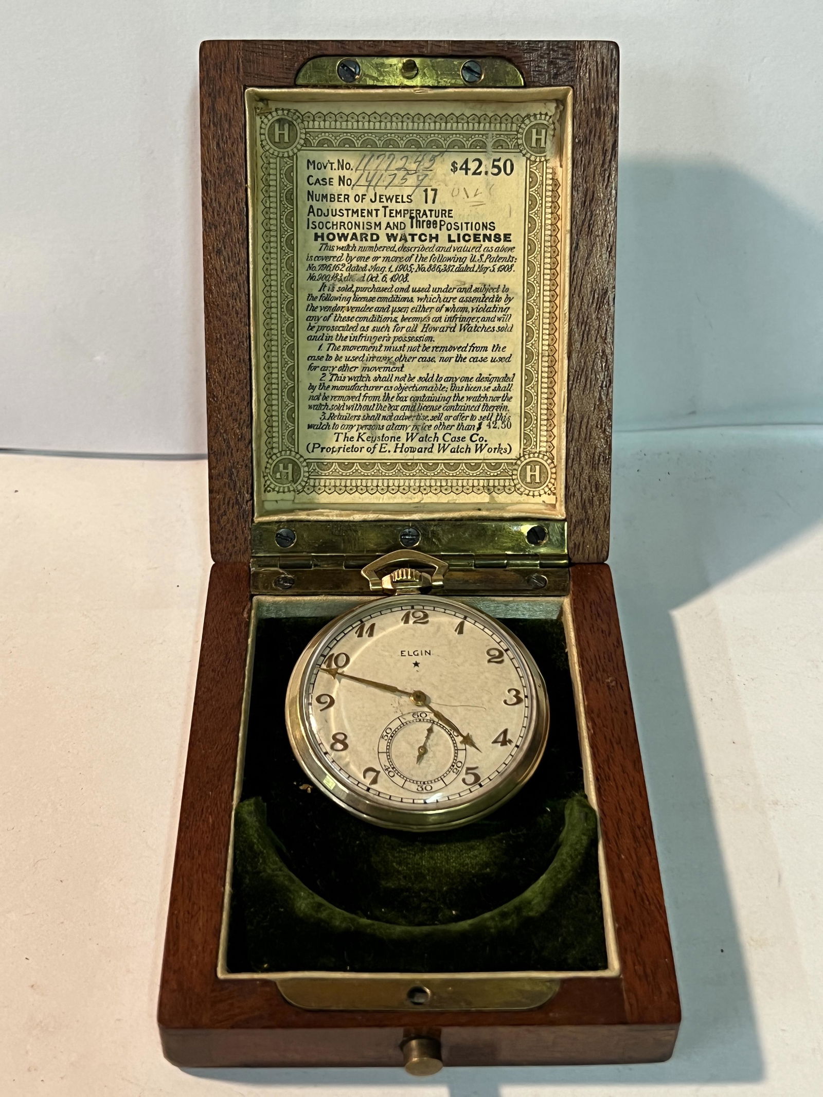 ANTIQUE 10K G.F. ELGIN POCKET WATCH (1 of 8)