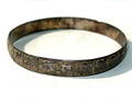 STERLING SILVER PENGUIN MOTIF BANGLE BRACELET