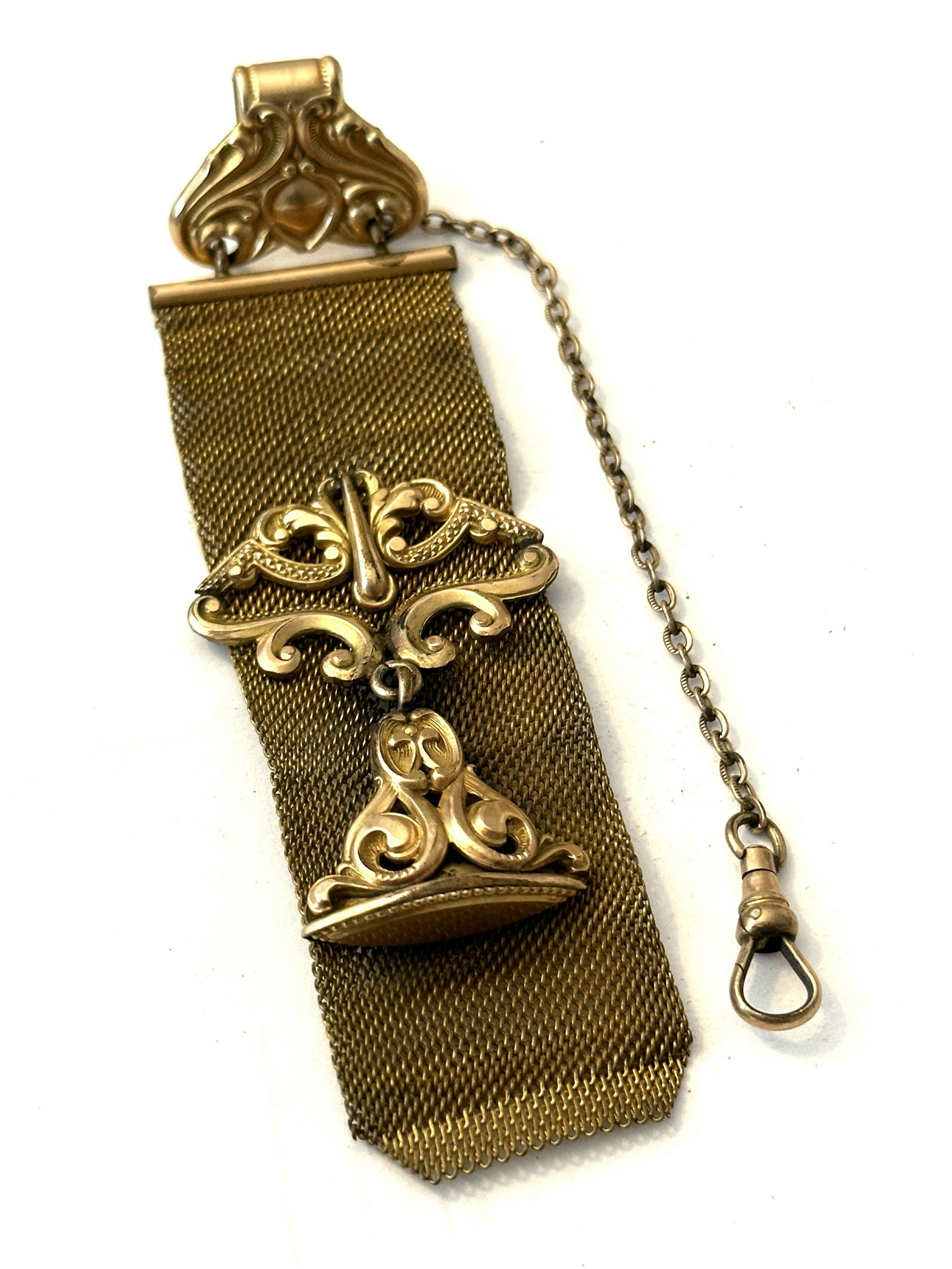 ANTIQUE VICTORIAN POCKET WATCH CHAIN FOB (1 of 4)