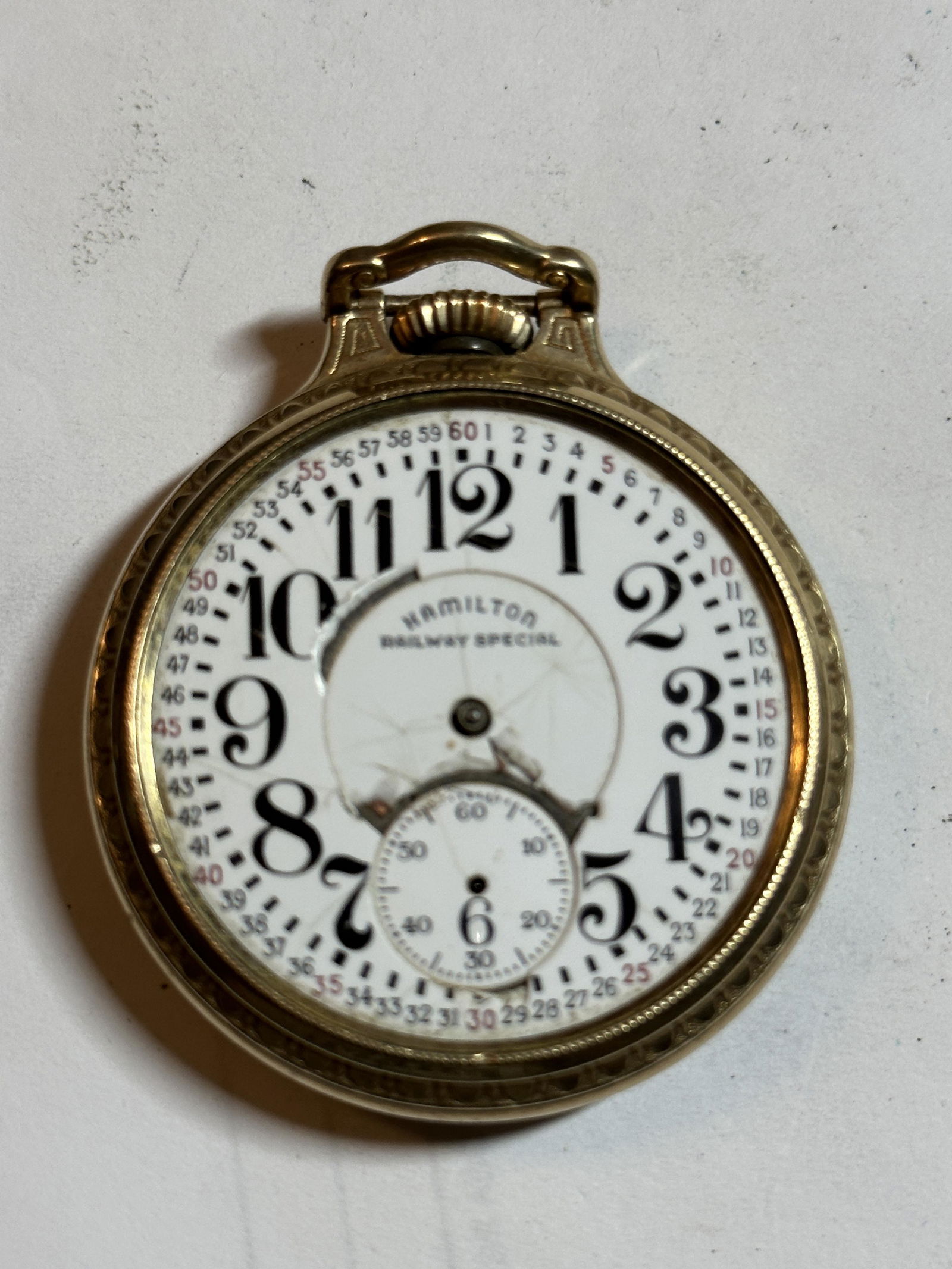 Aristocrat Railroad Special Pocket Watch. Backside