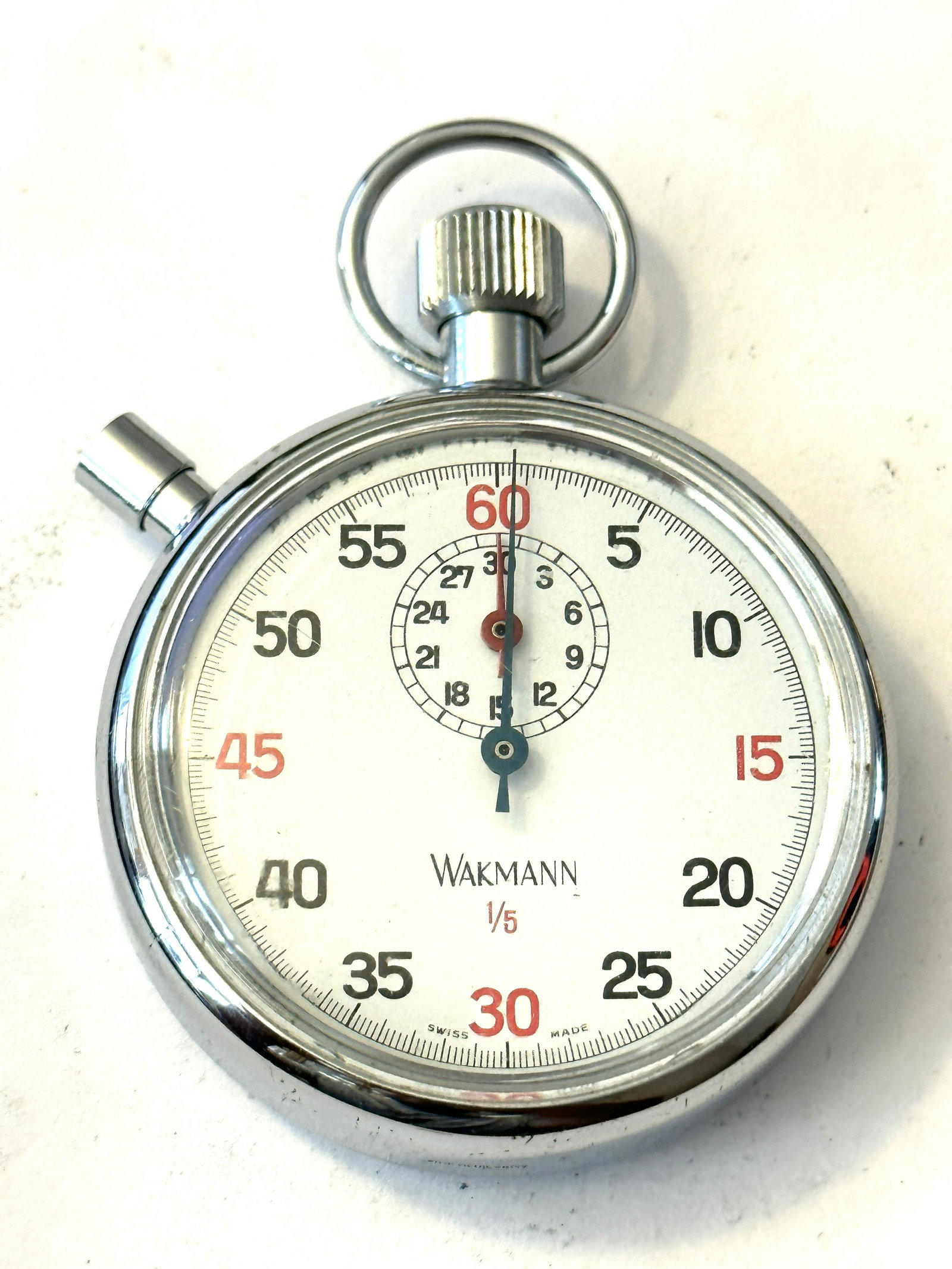 VINTAGE WAKMANN STOP WATCH (1 of 3)