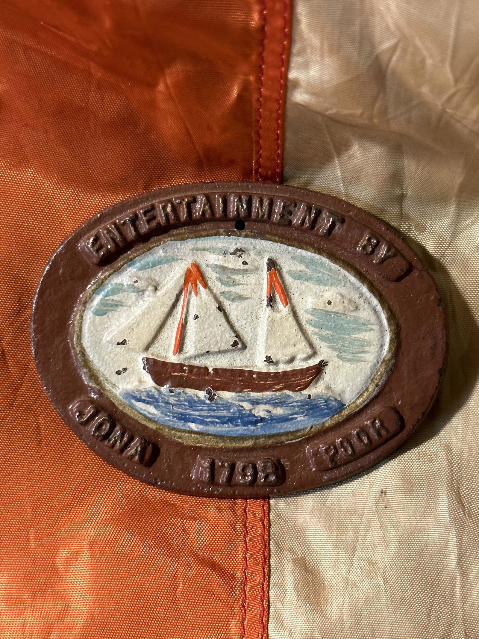 DATED 1798 REVOLUTIONARY WAR ENTERTAINMENT BY JONA POOR: DATED 1798 REVOLUTIONARY WAR ENTERTAINMENT BY JONA POOR. IN GOOD SHAPE AND CONDITION. A GREAT FIND AND AN EXCELLENT ADDITION TO YOUR COLLECTION.