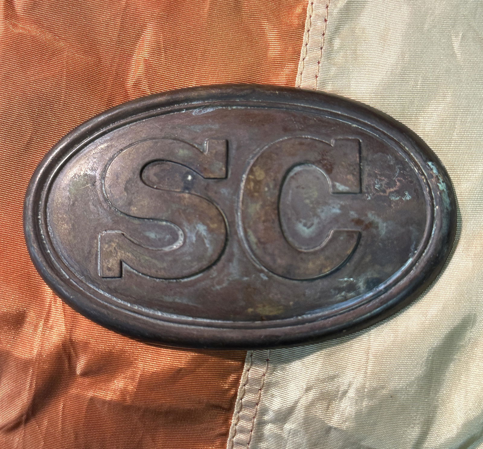 W Stokes Kirk Civil War Confederate South Carolina Veteran #39 s Belt Buckle