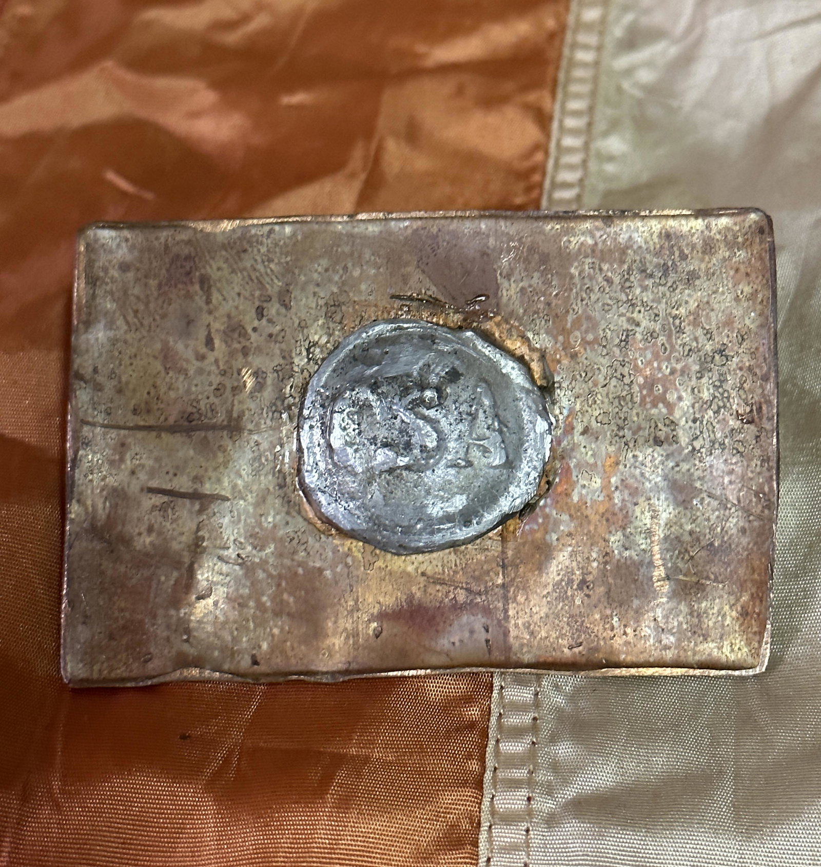 RARE CIVIL WAR HAND-MADE C.S. CONFEDERATE BELT BUCKLE: RARE CIVIL WAR HAND-MADE C.S. CONFEDERATE BELT BUCKLE. PLEASE VIEW PICTURES.